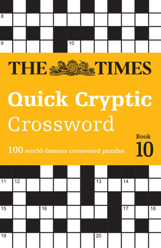 The Times Quick Cryptic Crossword Book 10 Cover Image