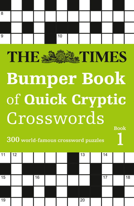The Times Bumper Book of Quick Cryptic Crosswords Book 1 Cover Image