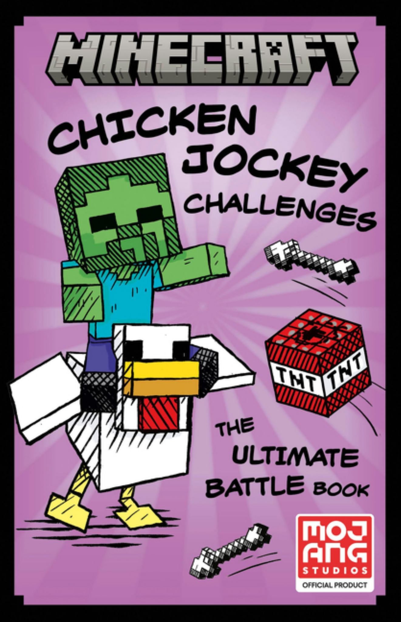 Minecraft Chicken Jockey Combat Book Cover Image