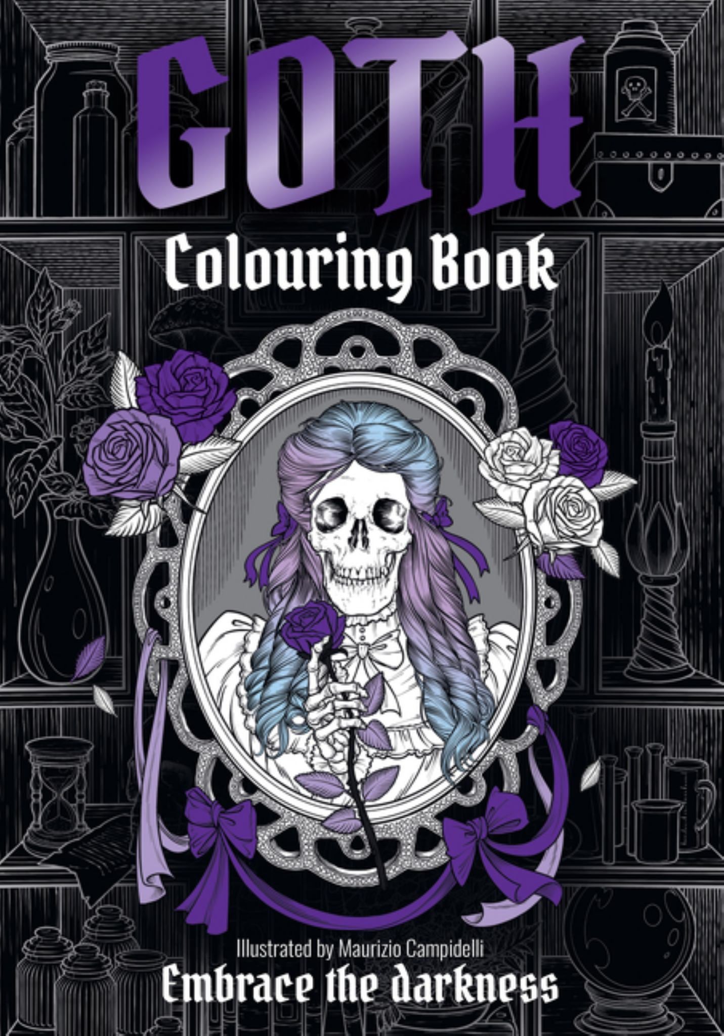 GOTH Colouring Book Cover Image