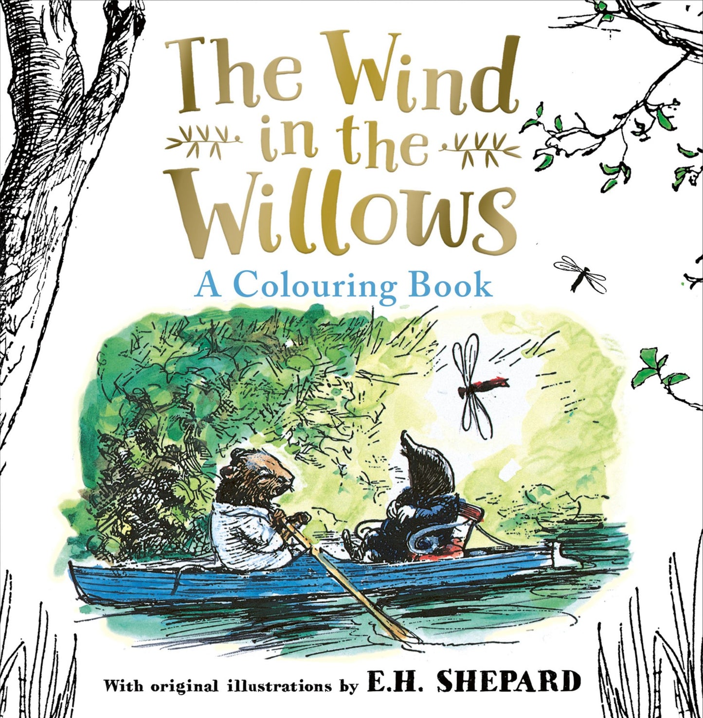 Wind in the Willows Colouring Book Cover Image
