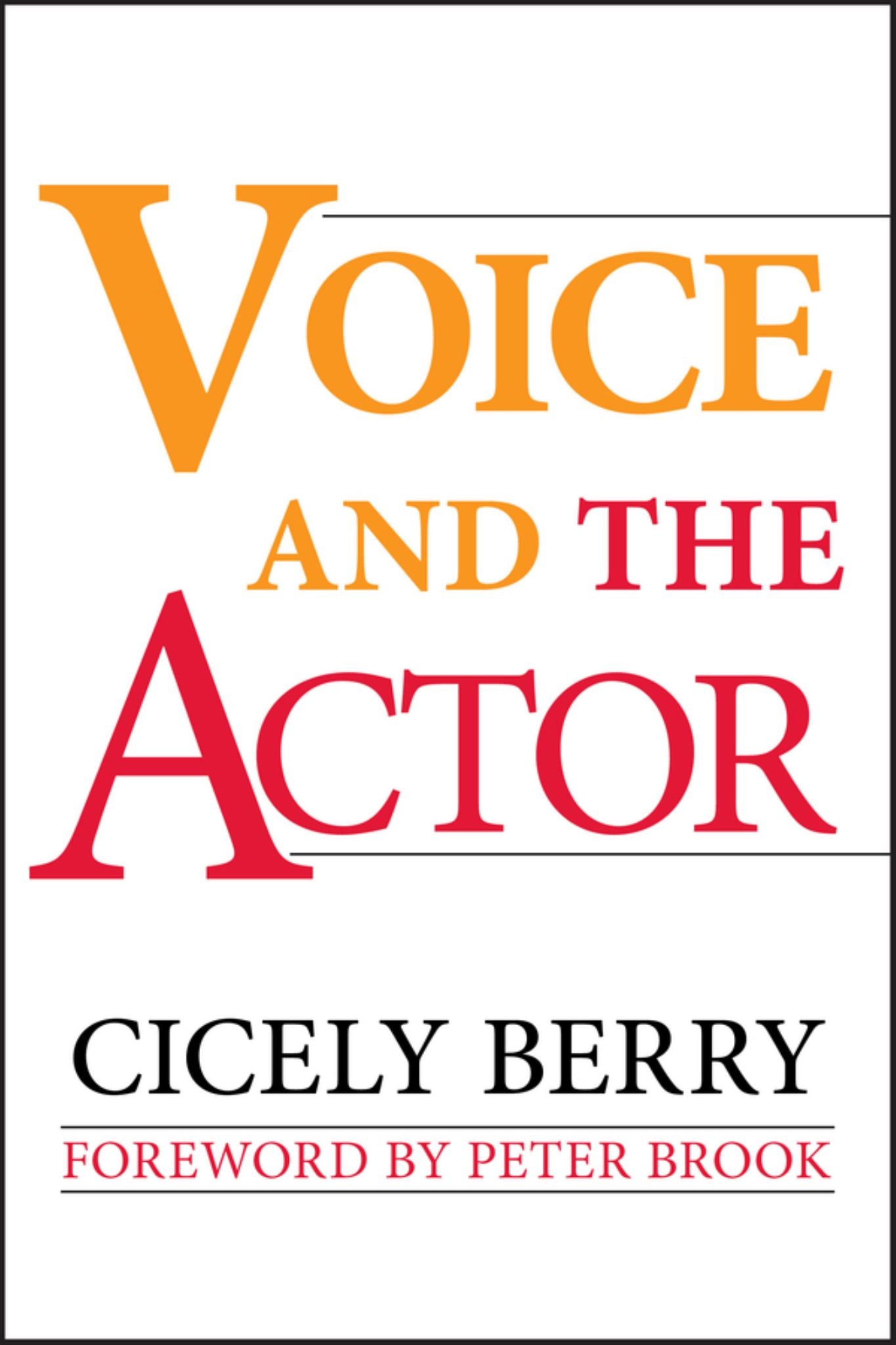 Voice and the Actor Cover Image