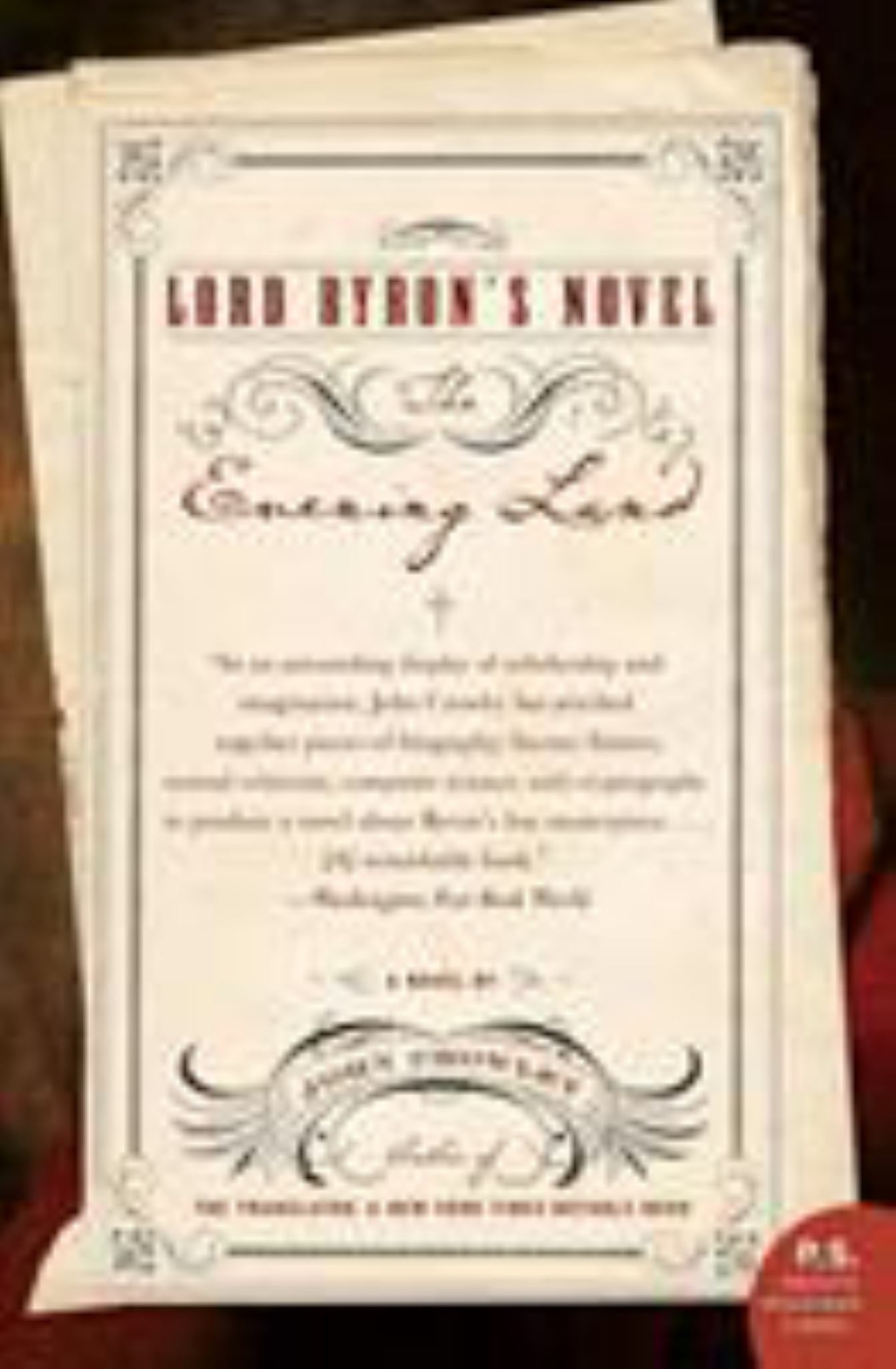 Lord Byron's Novel Cover Image