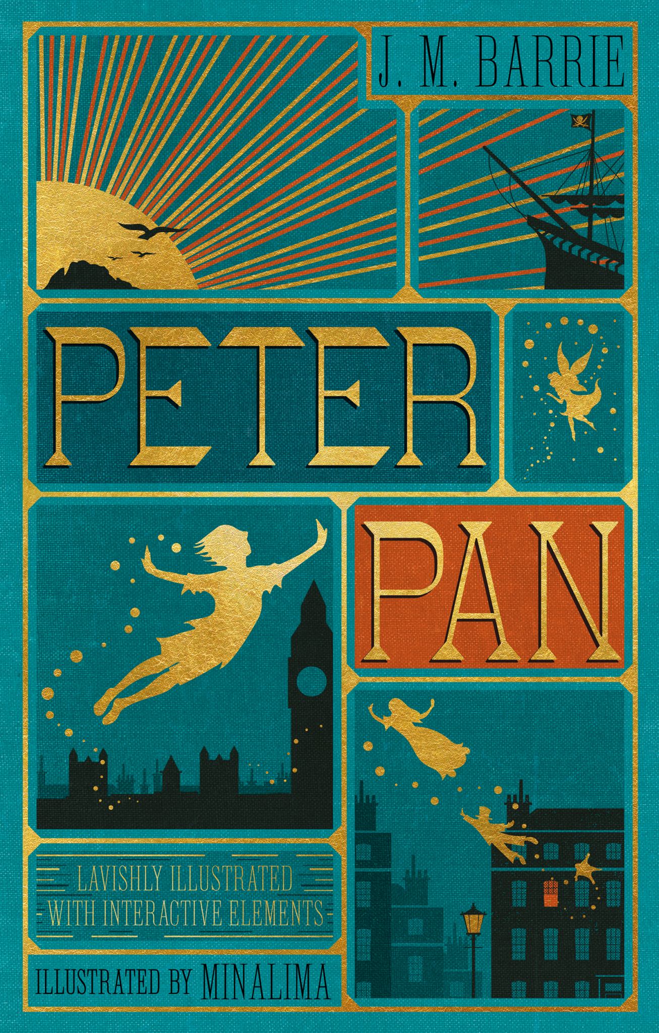 Peter Pan (MinaLima Edition) (lllustrated with Interactive Elements) Cover Image