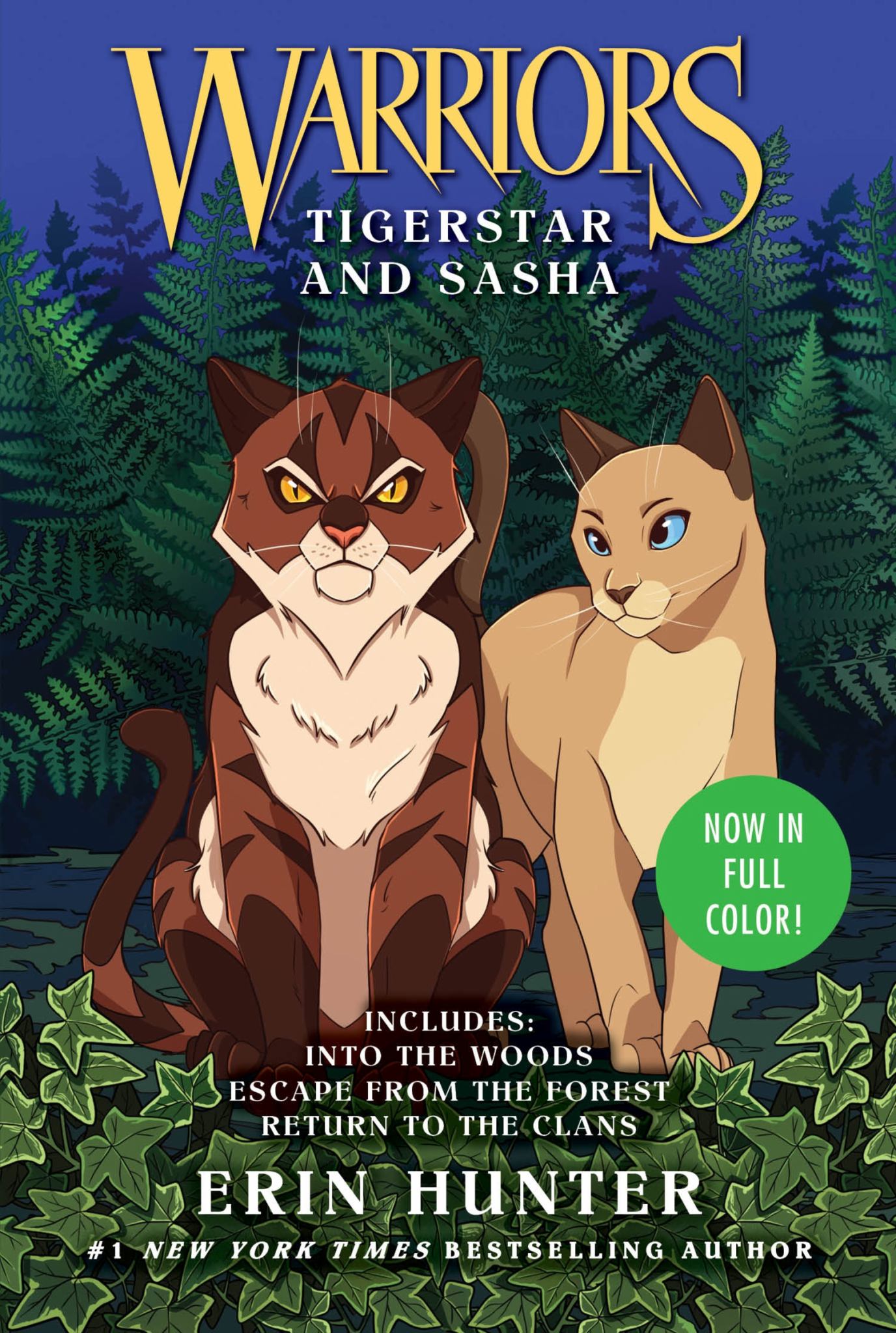 Warriors: Tigerstar and Sasha: 3 Full-Color Warriors Books In 1 Cover Image