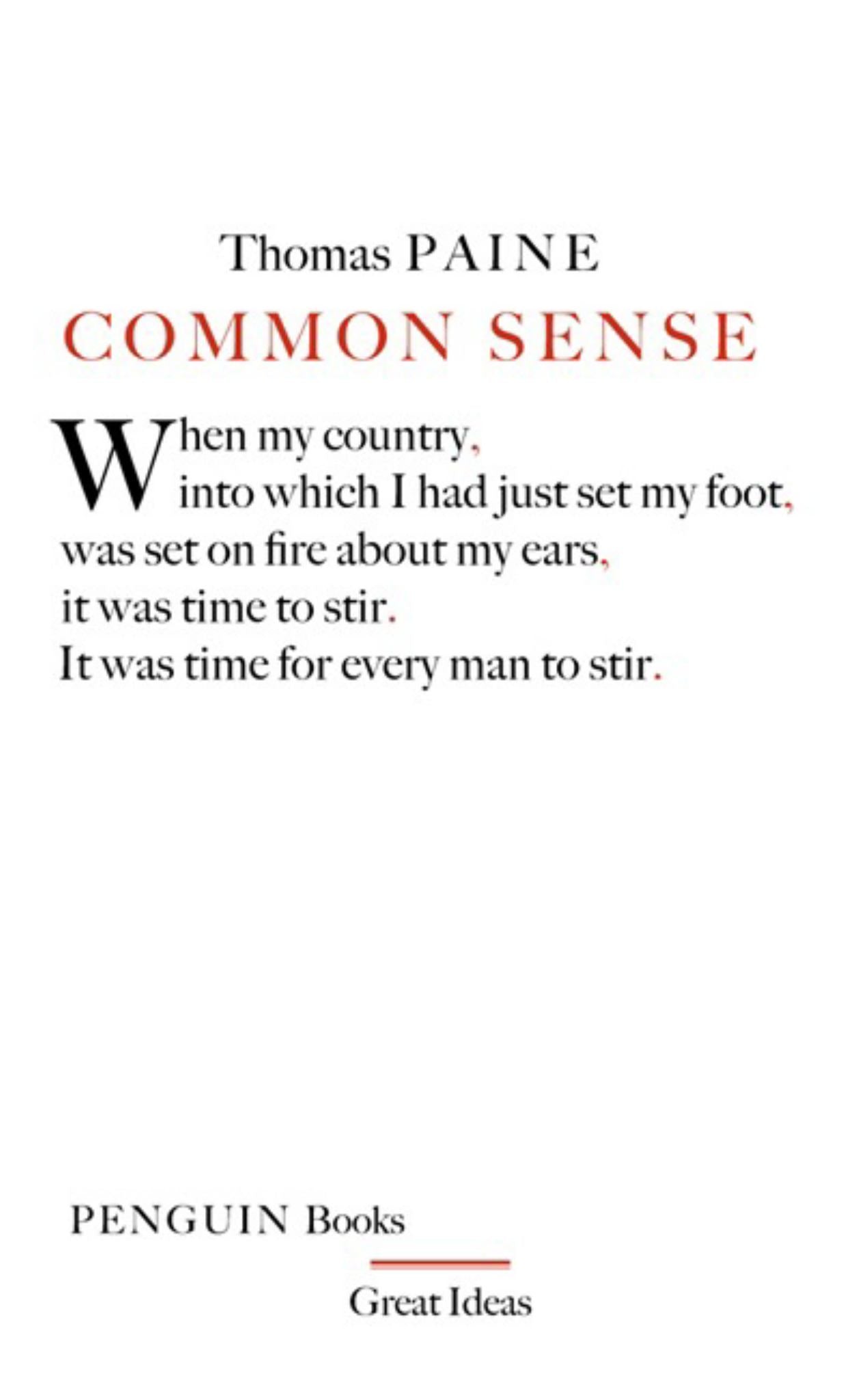 Great Ideas Common Sense Cover Image