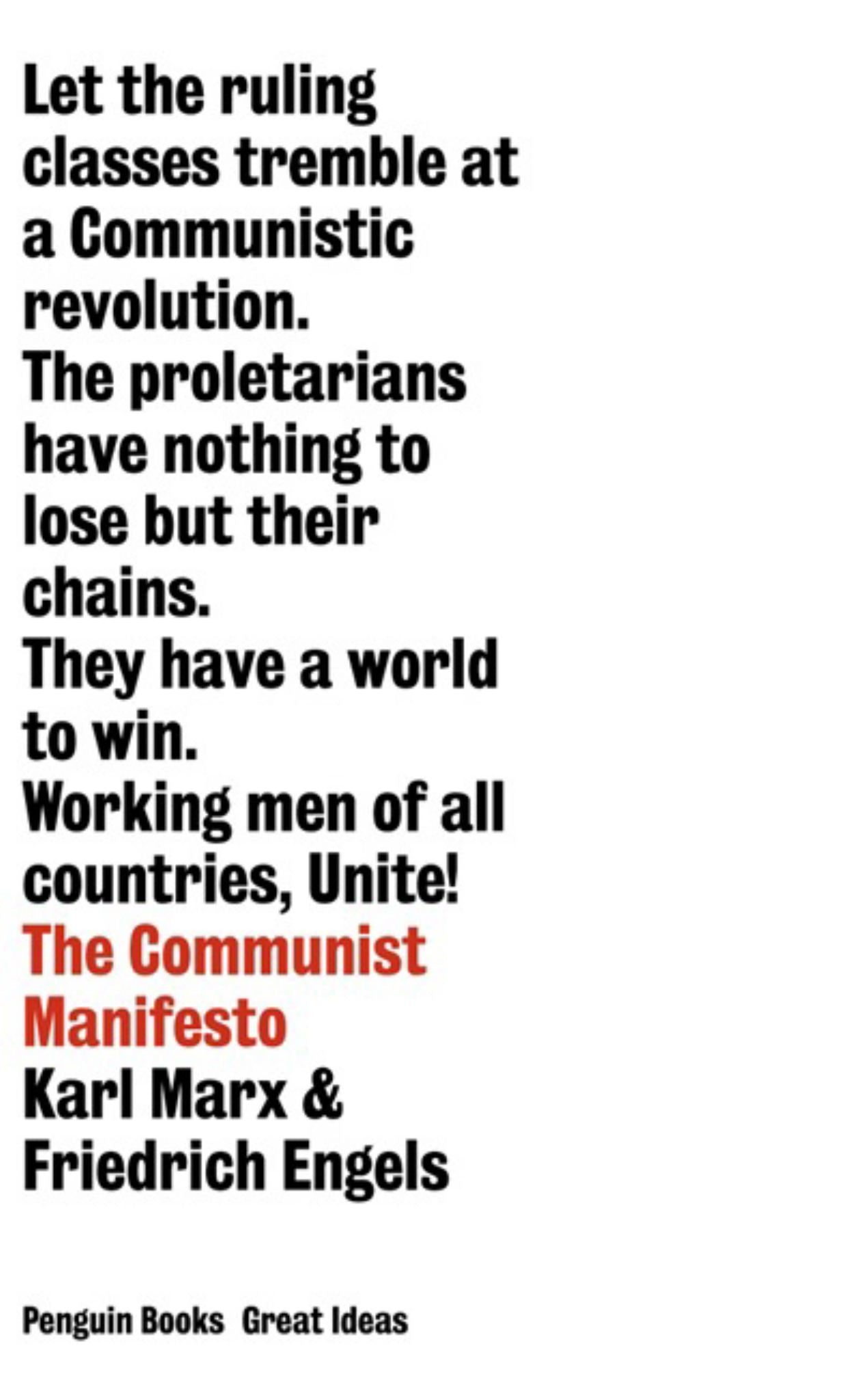 Great Ideas Communist Manifesto Cover Image