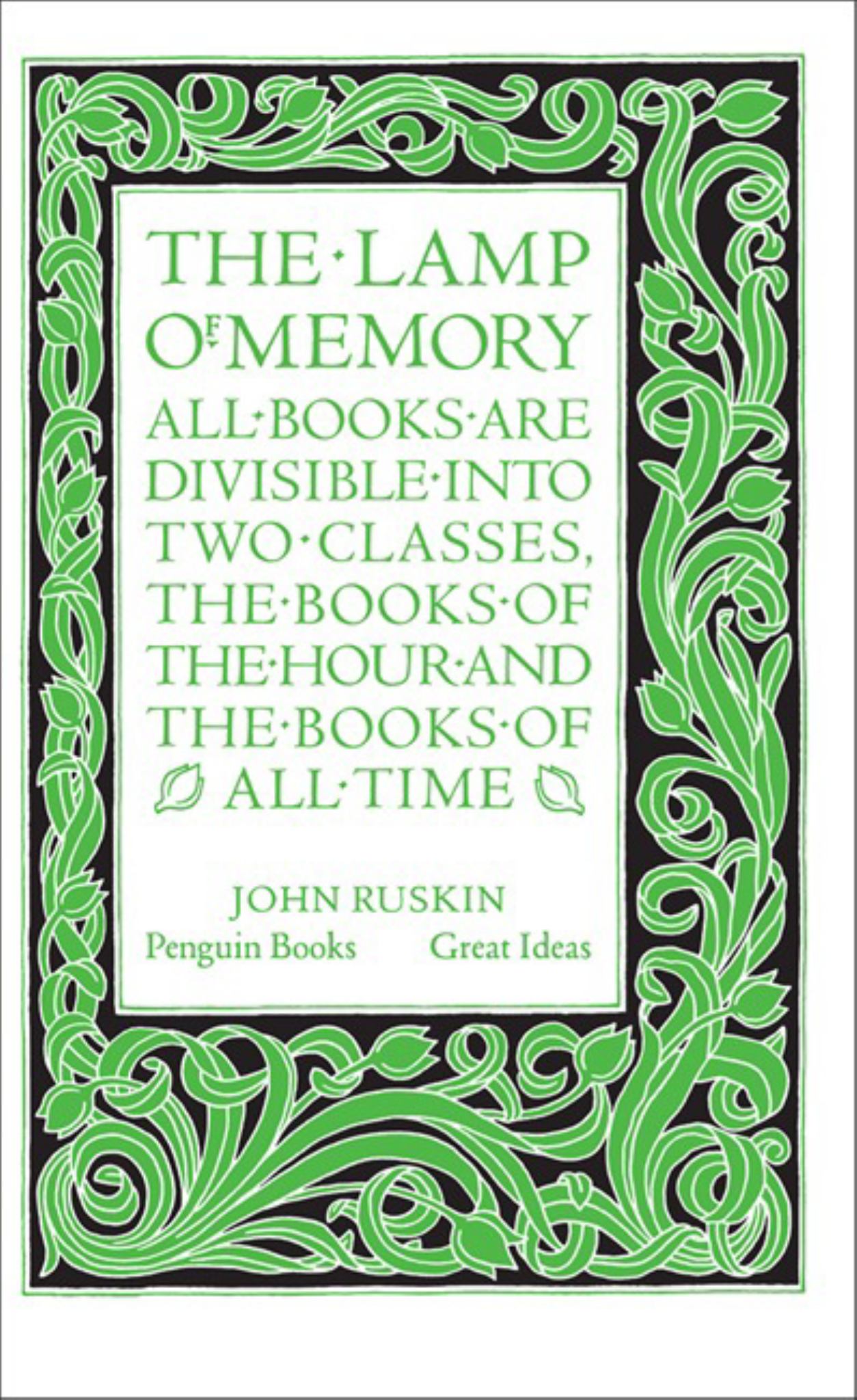 Great Ideas the Lamp of Memory Cover Image