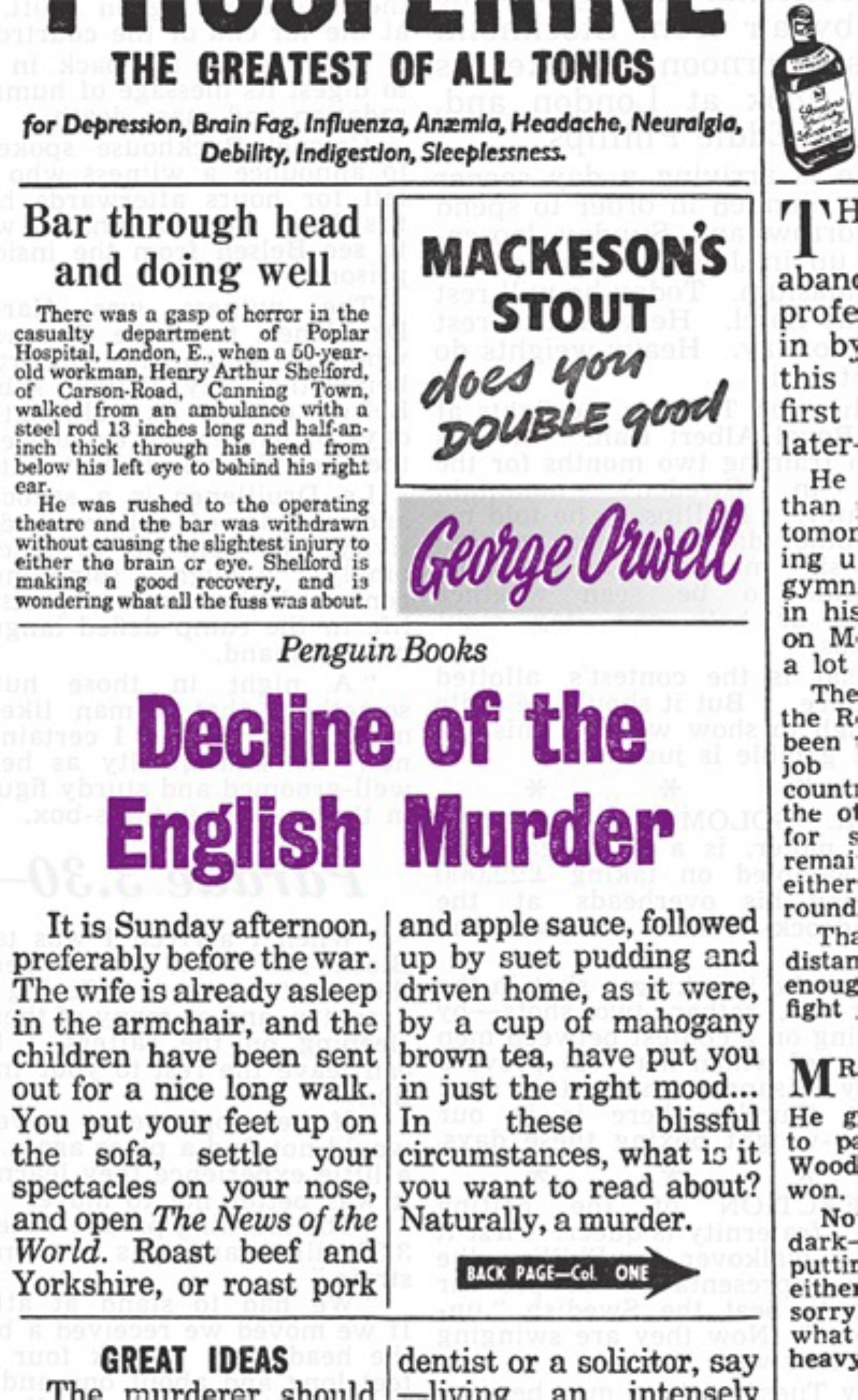 Great Ideas Decline of the English Murder Cover Image