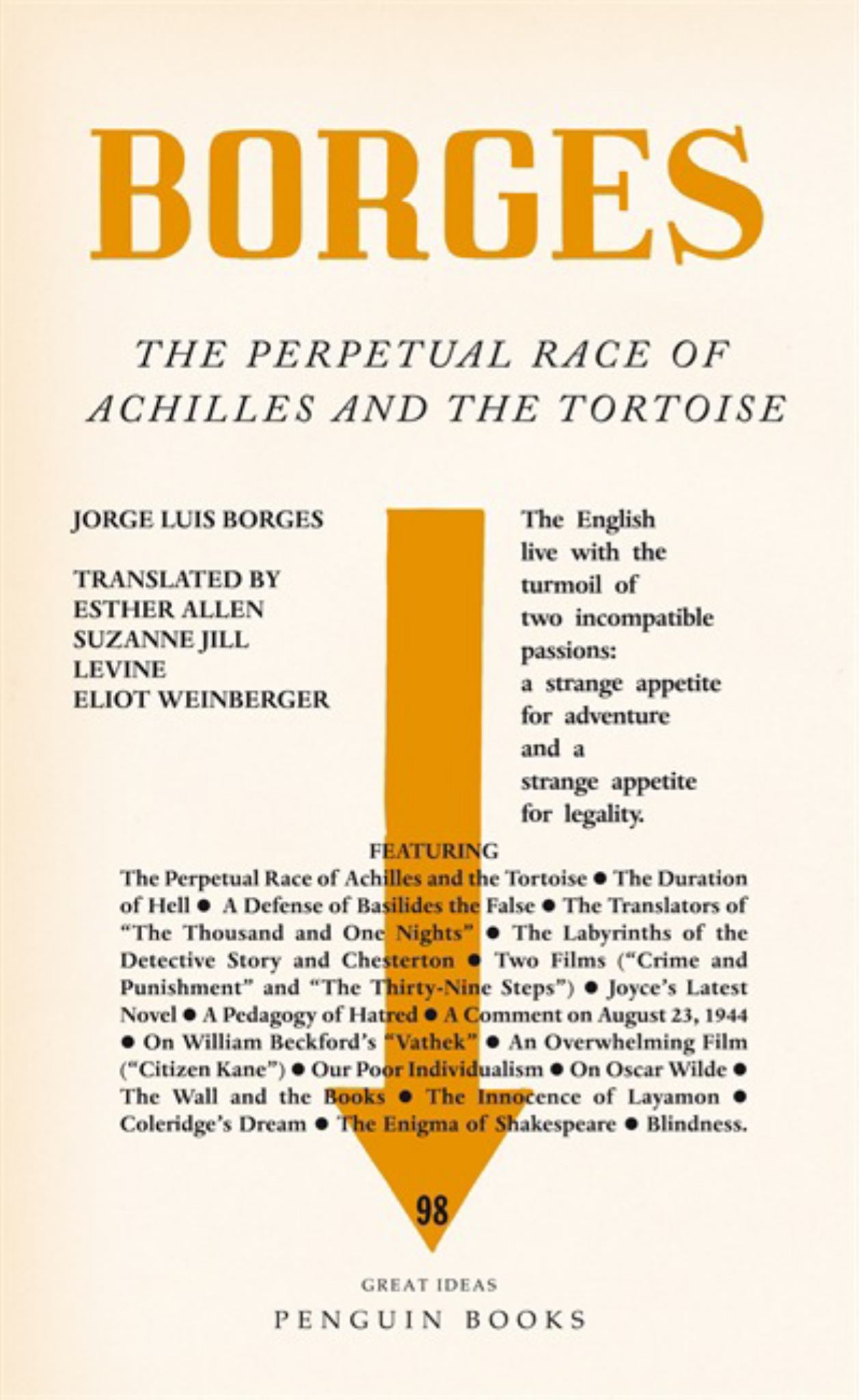 Great Ideas V the Perpetual Race of Achilles and the Tortoise Cover Image