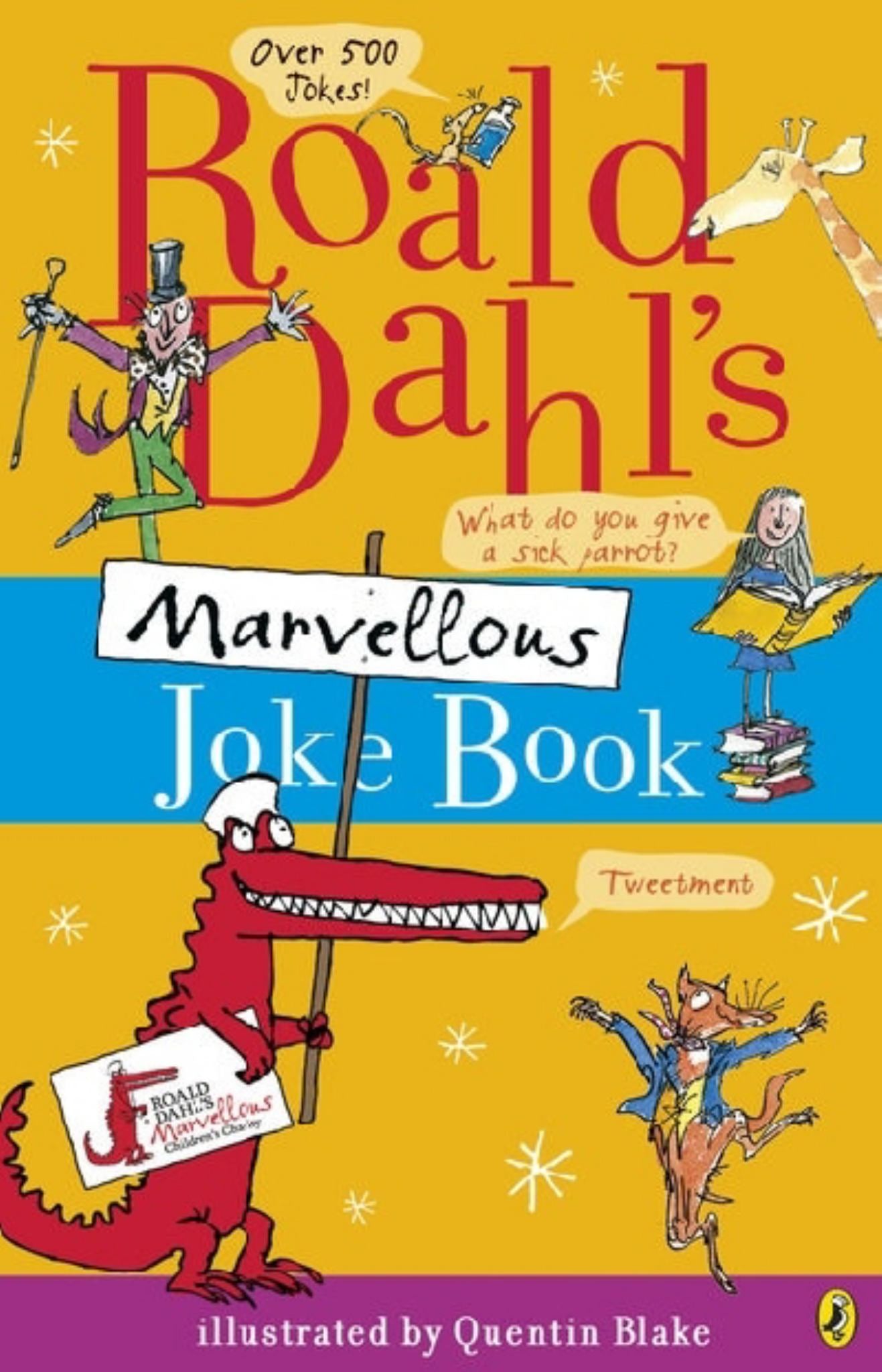 Roald Dahl's Marvellous Joke Book Cover Image