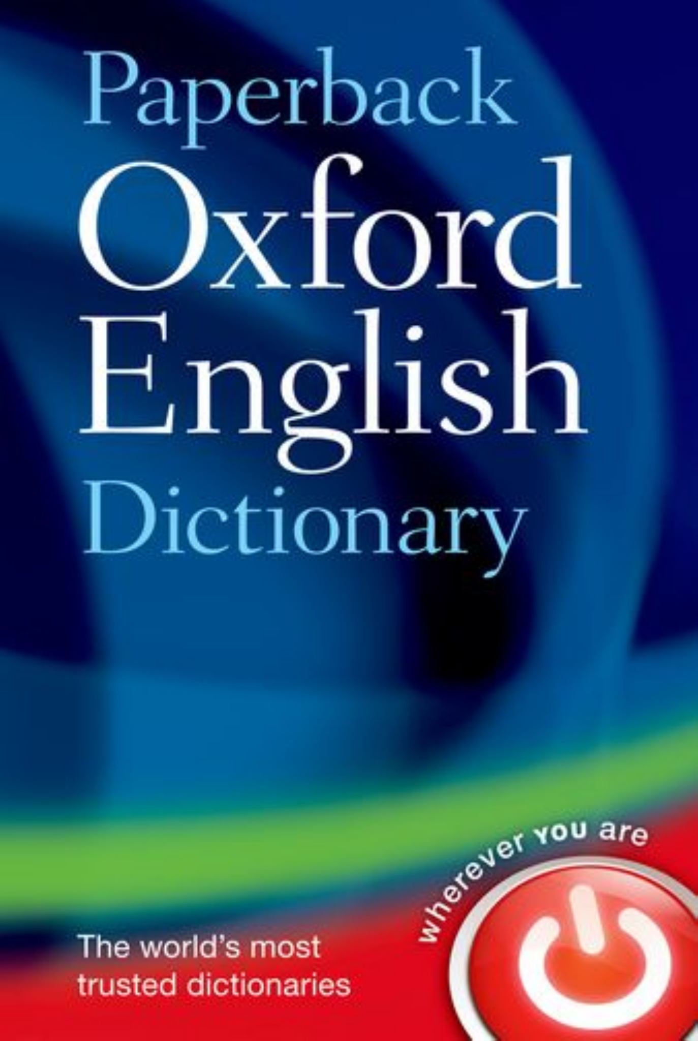 Paperback Oxford English Dictionary Cover Image