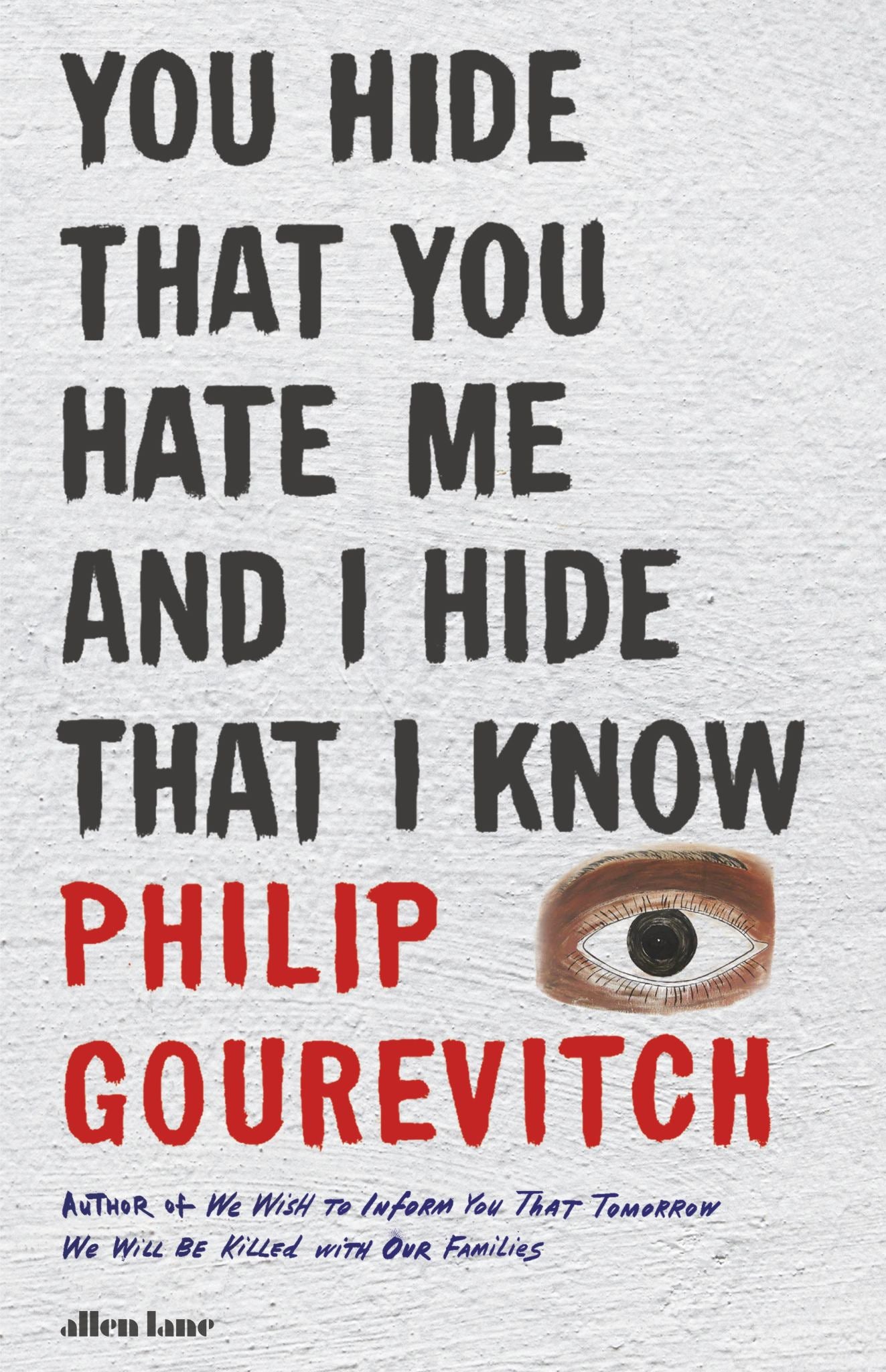 You Hide That You Hate Me and I Hide That I Know Cover Image