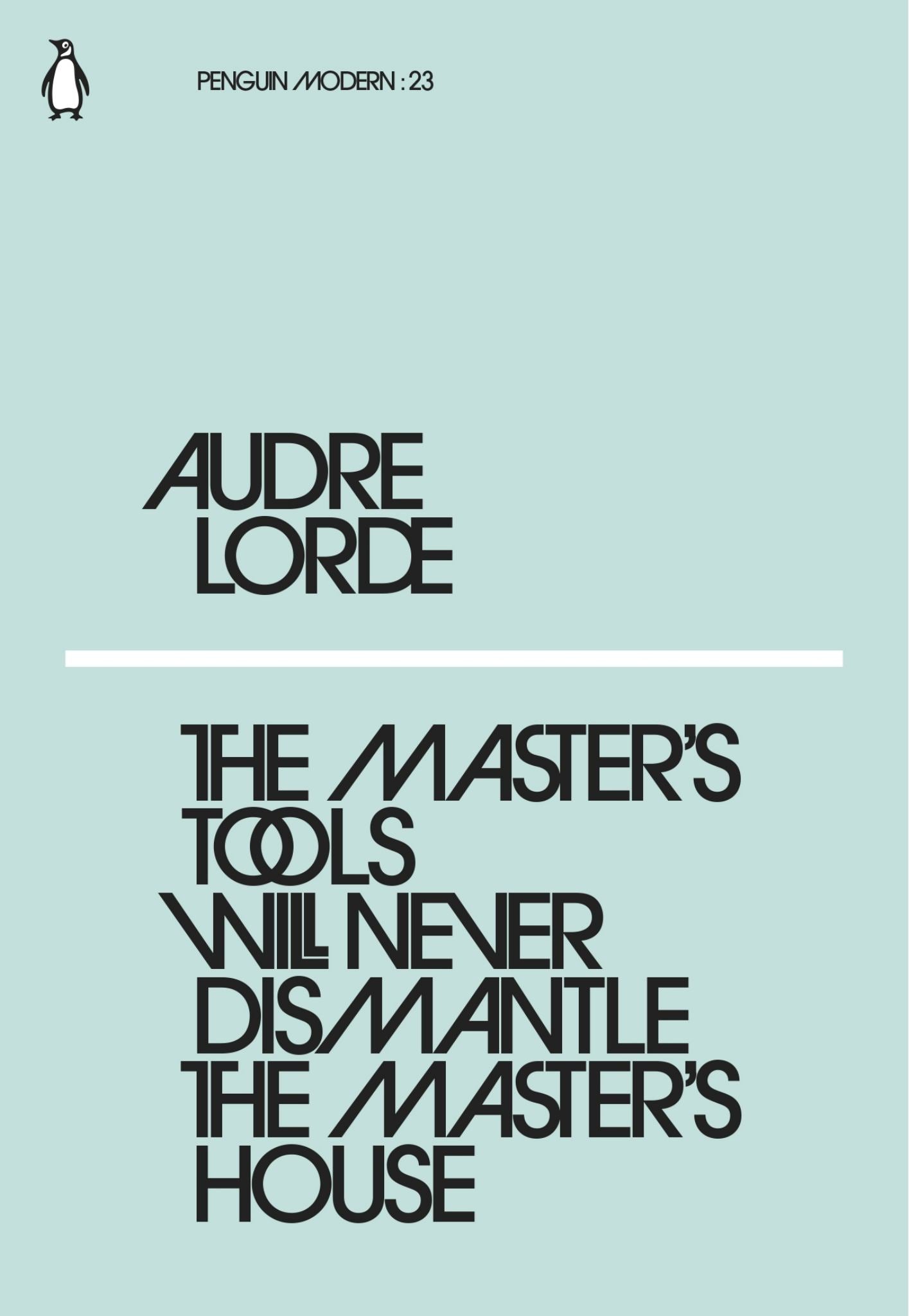 The Master's Tools Will Never Dismantle the Master's House Cover Image