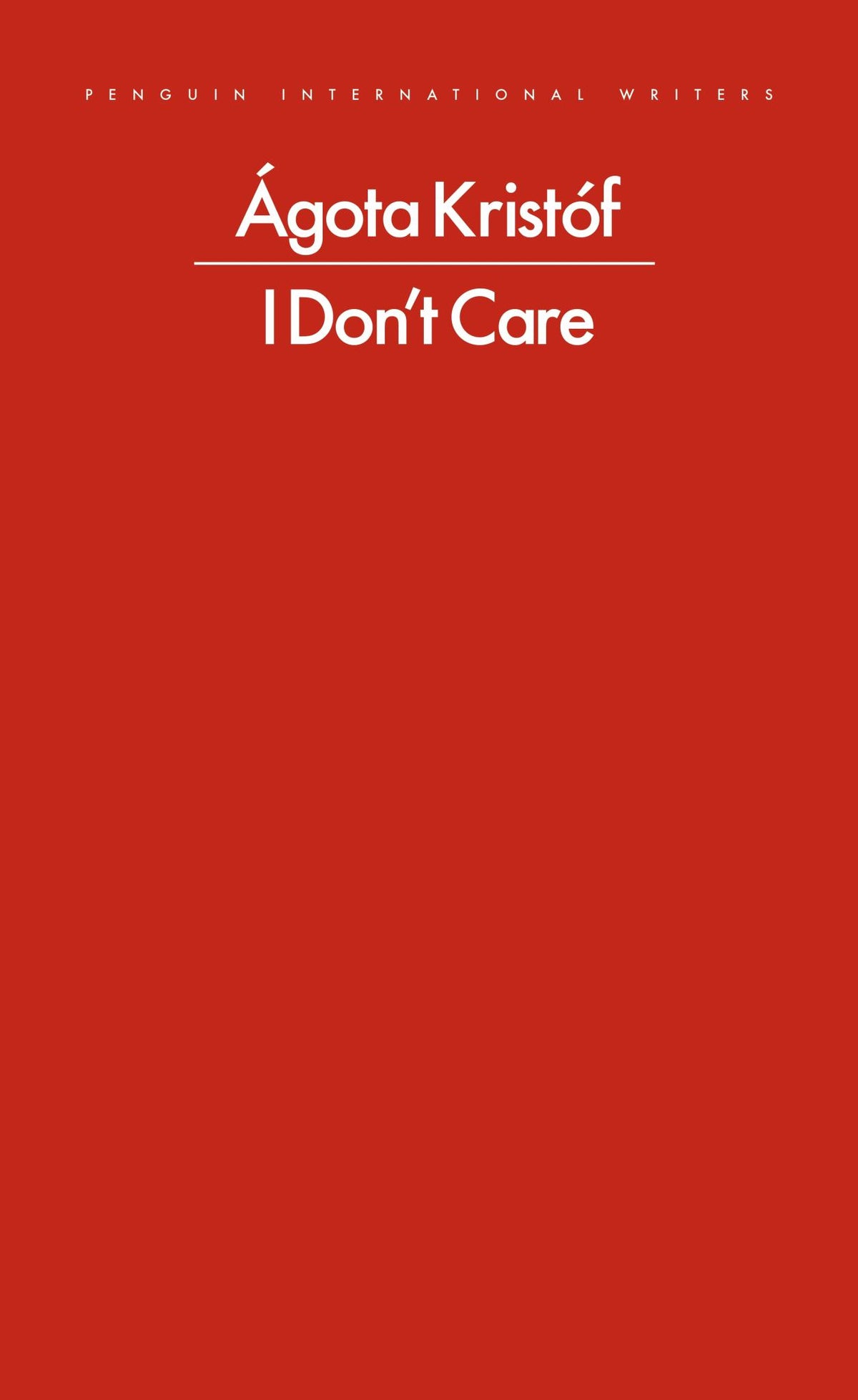 I Don't Care Cover Image