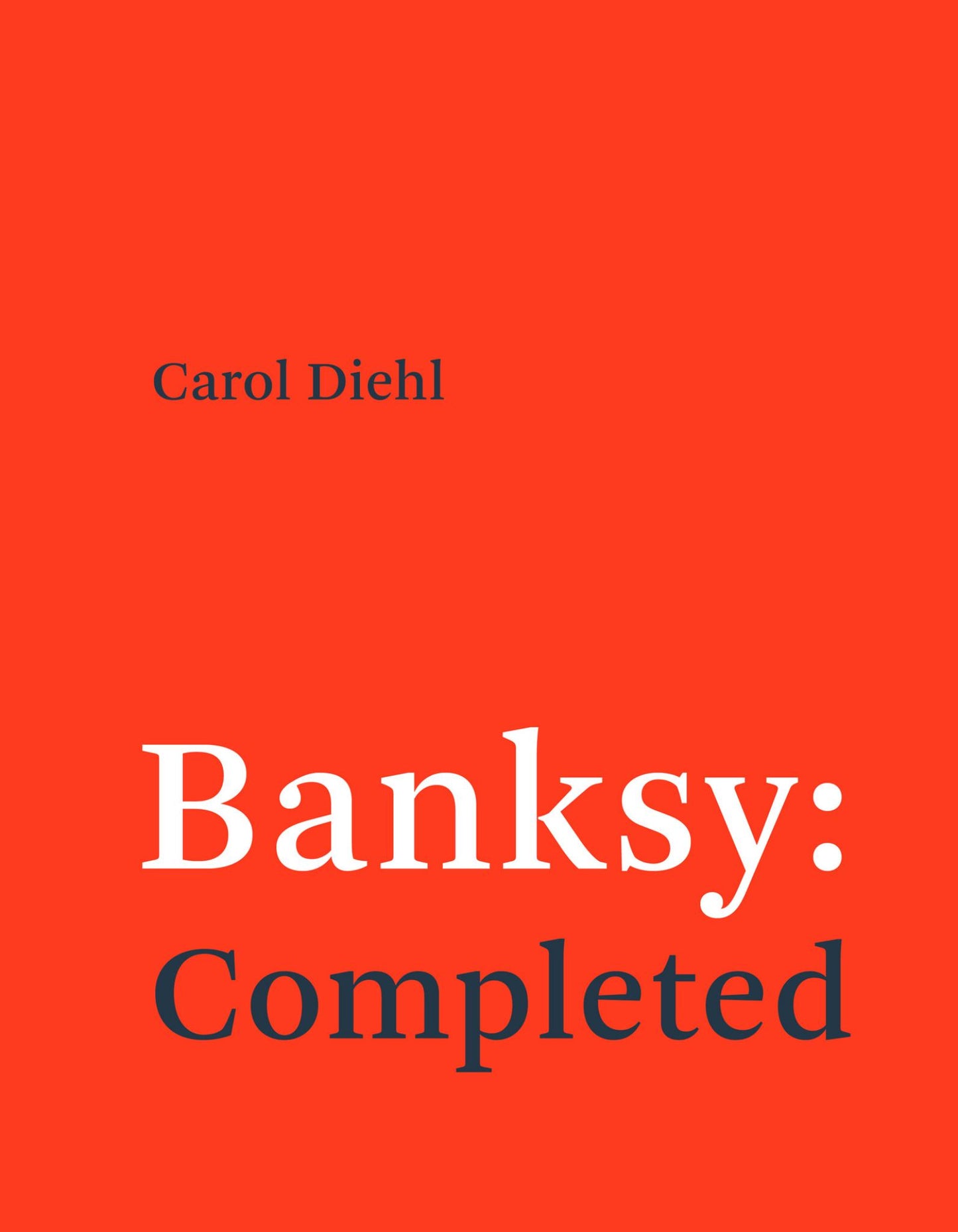 Banksy: Completed Cover Image