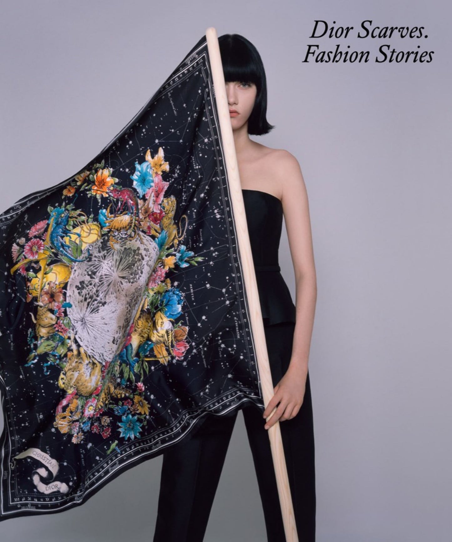 Dior Scarves. Fashion Stories Cover Image