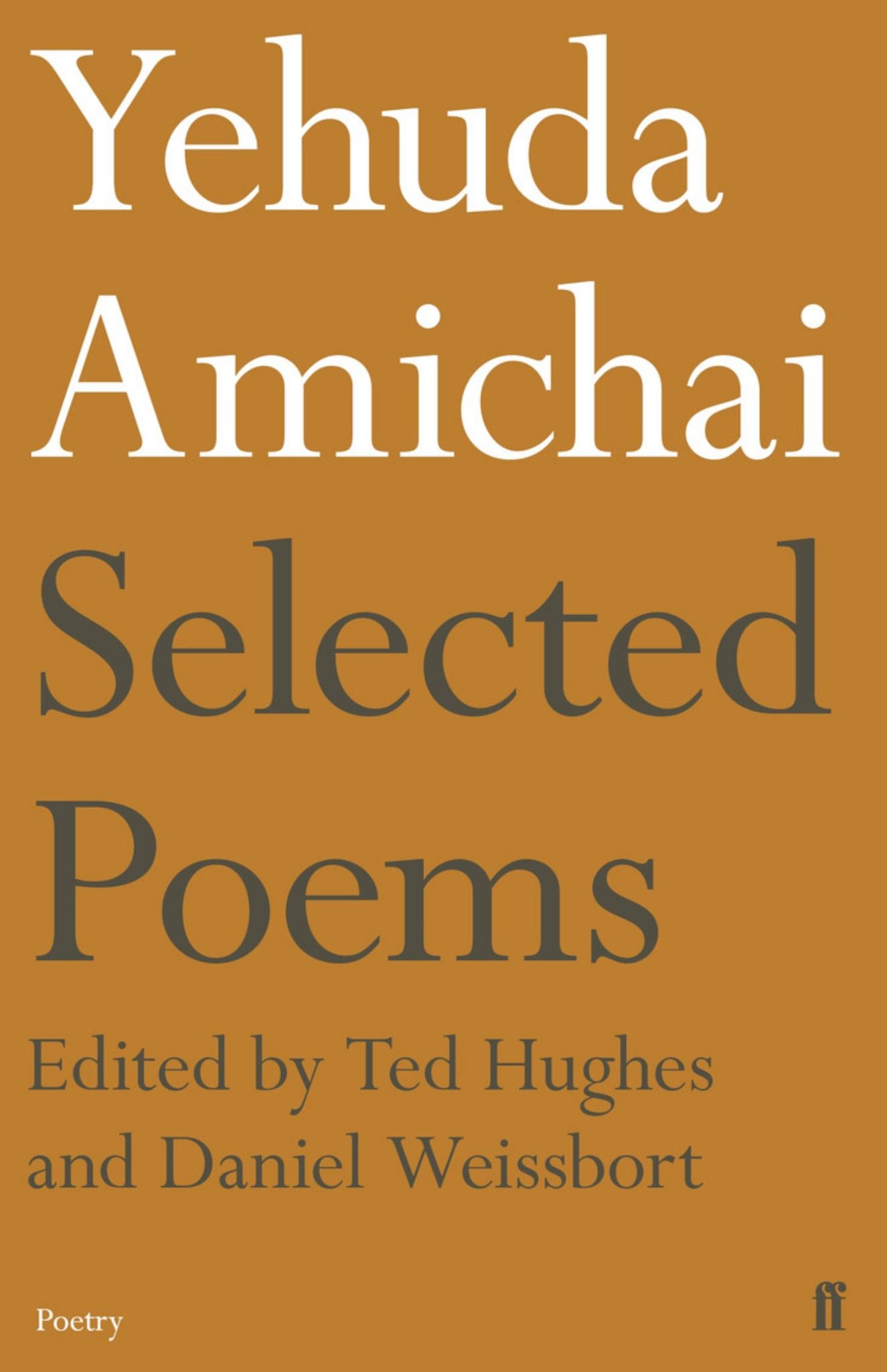 Yehuda Amichai Selected Poems Cover Image