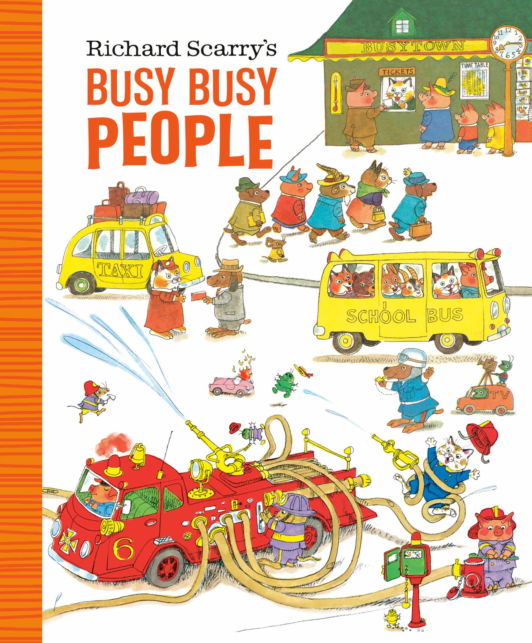 Richard Scarry's Busy Busy People Cover Image