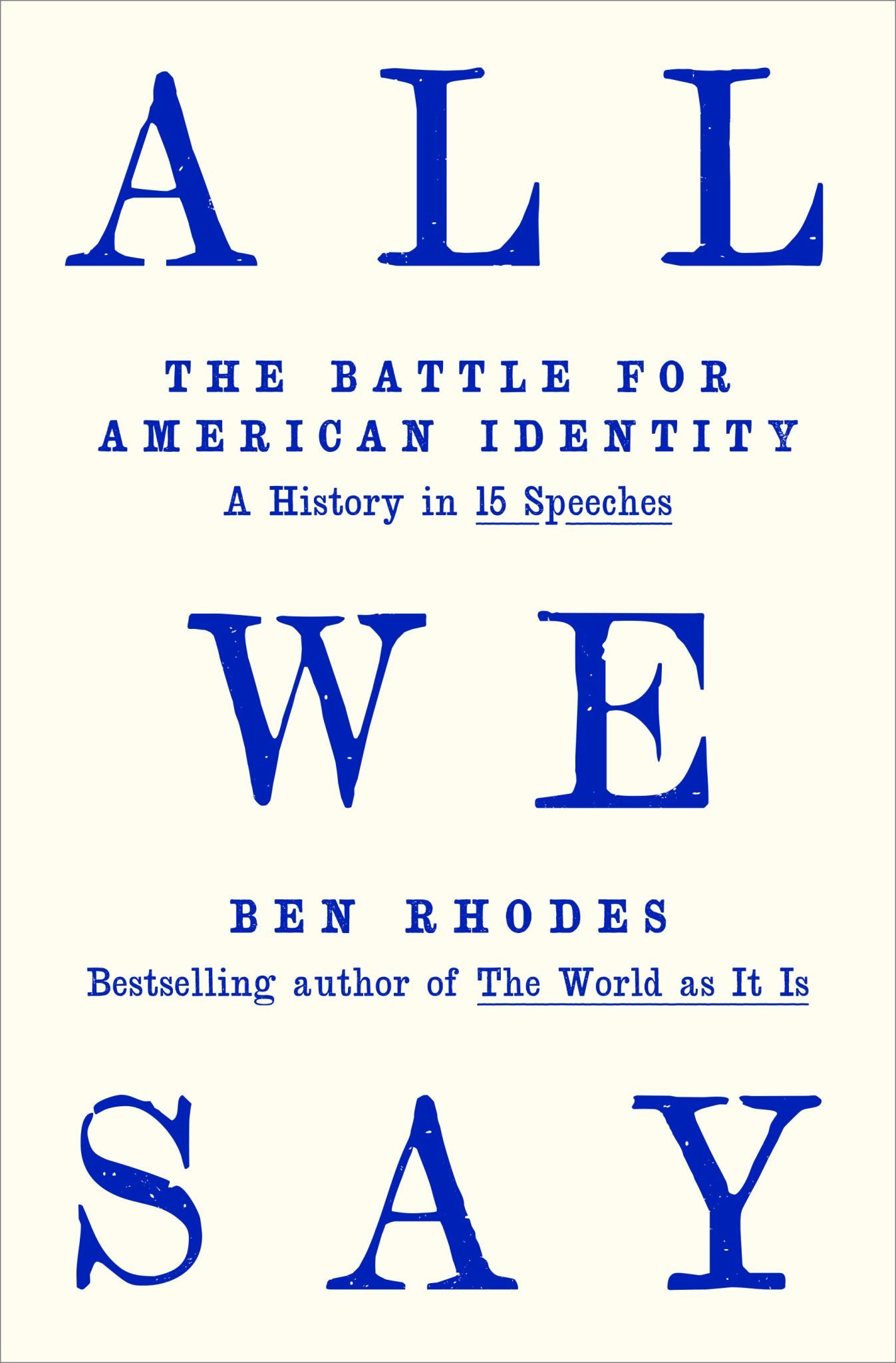 All We Say Cover Image