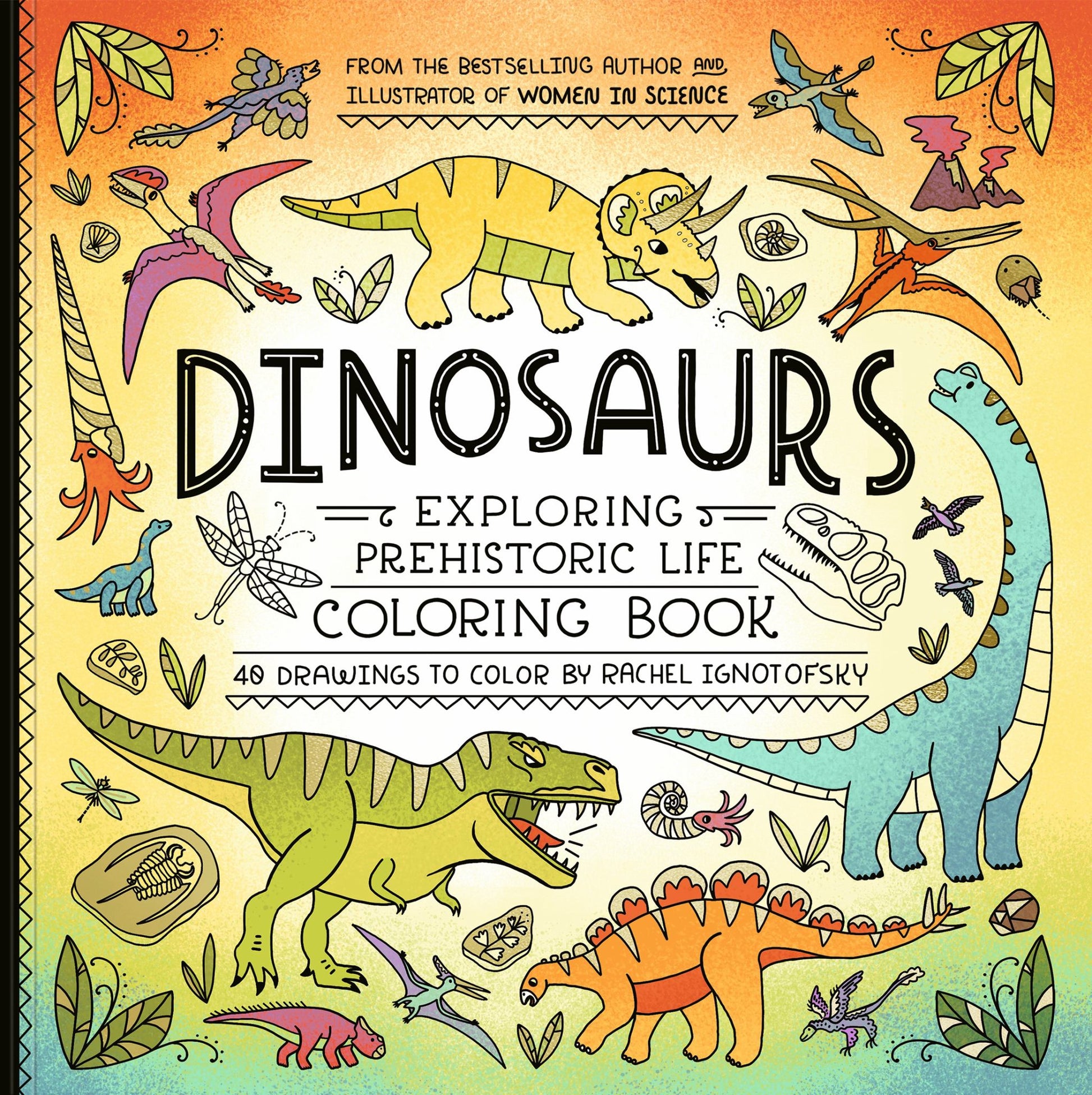 Dinosaurs Coloring Book Cover Image