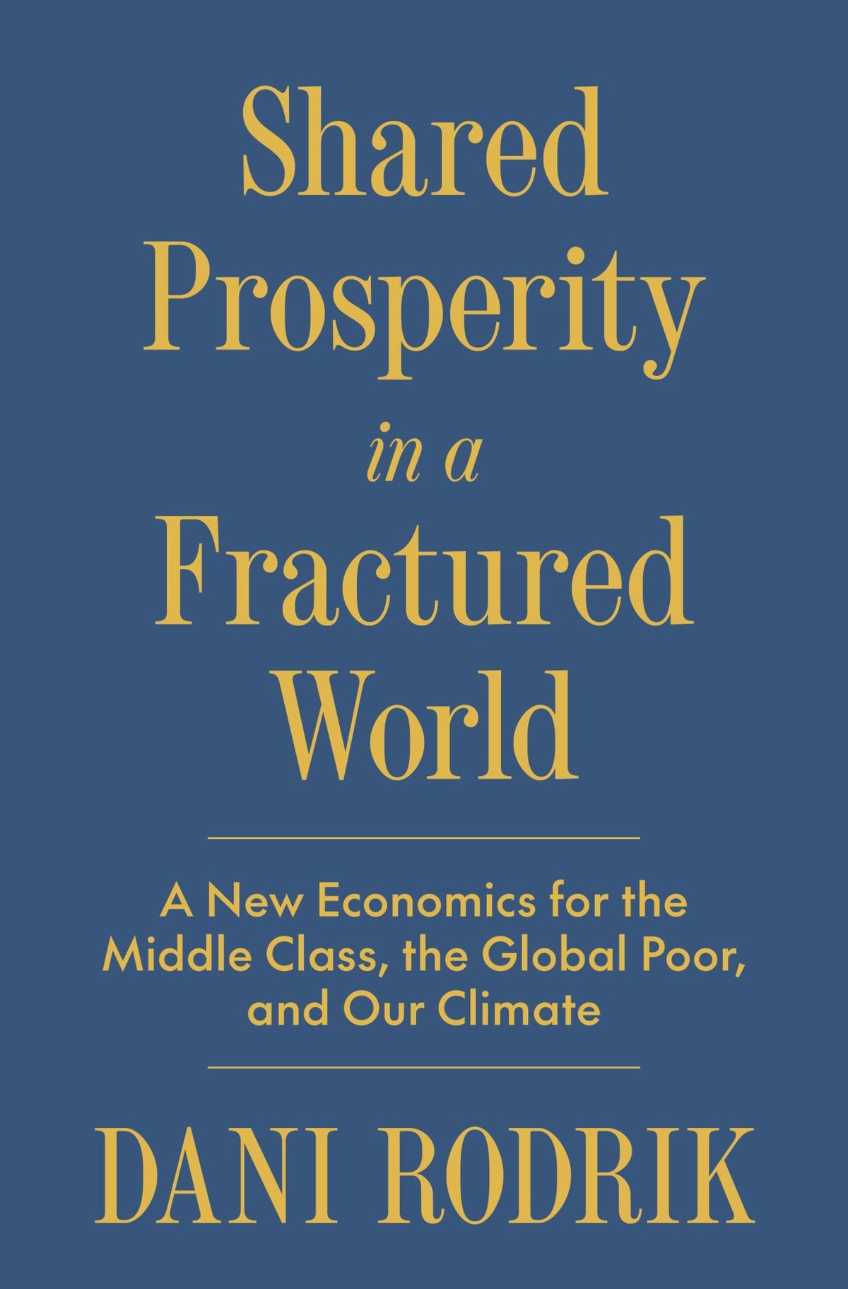 Shared Prosperity in a Fractured World Cover Image