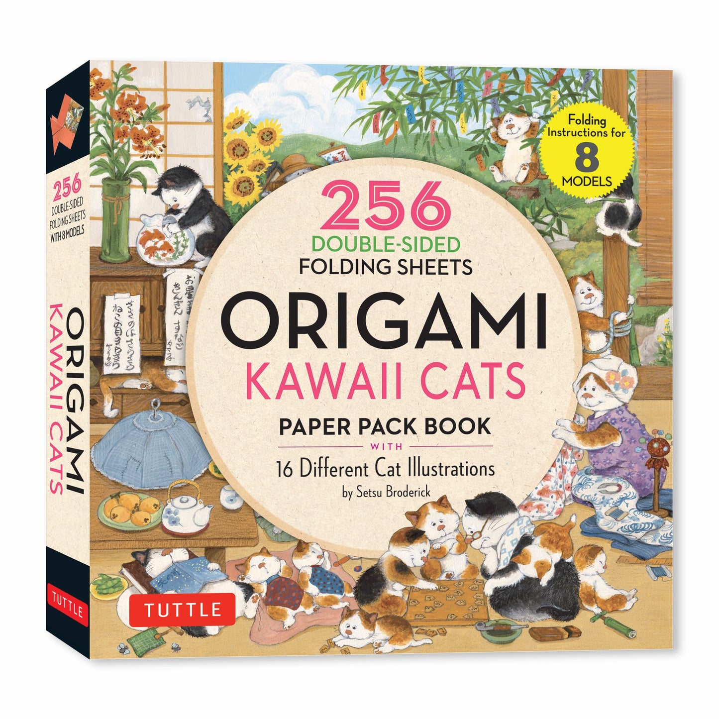 Origami Kawaii Cats Paper Pack Book Cover Image