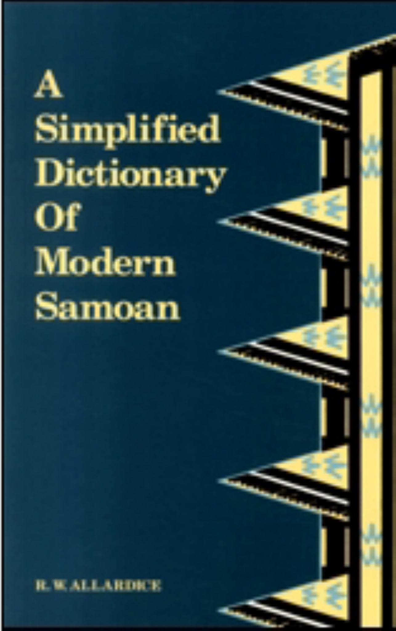 A Simplified Dictionary of Modern Samoan Cover Image