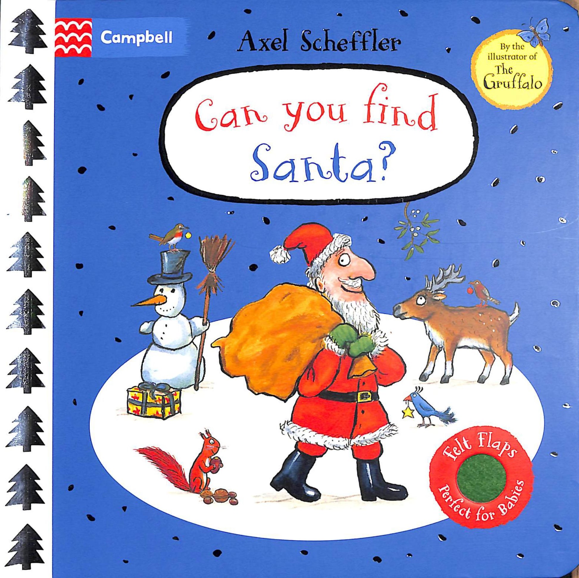 Can You Find Santa?: a Felt Flaps Book Cover Image