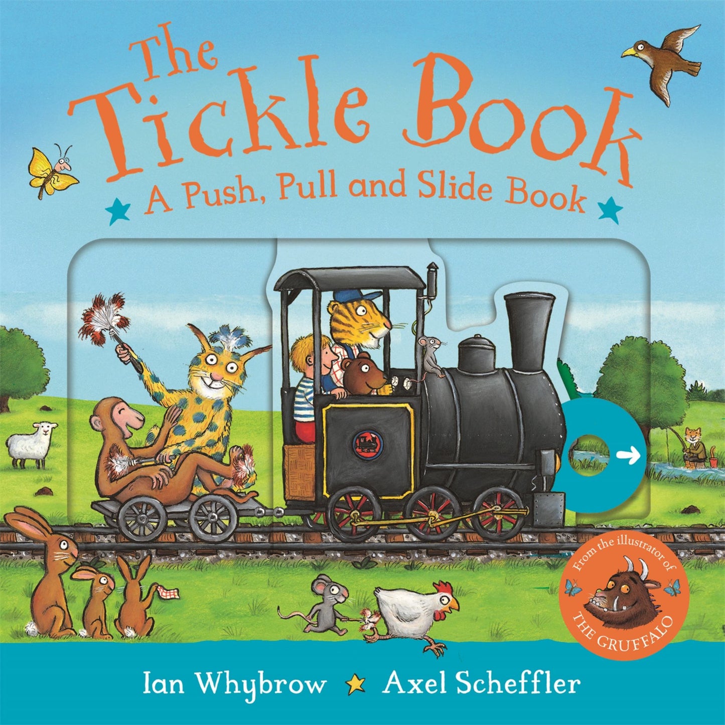 The Tickle Book: a Push Pull and Slide Book Cover Image