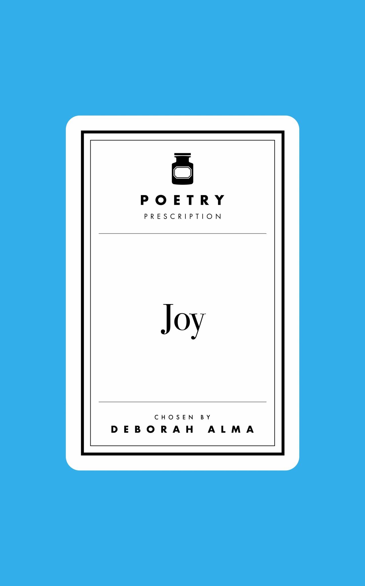 Poetry Prescription: Joy Cover Image