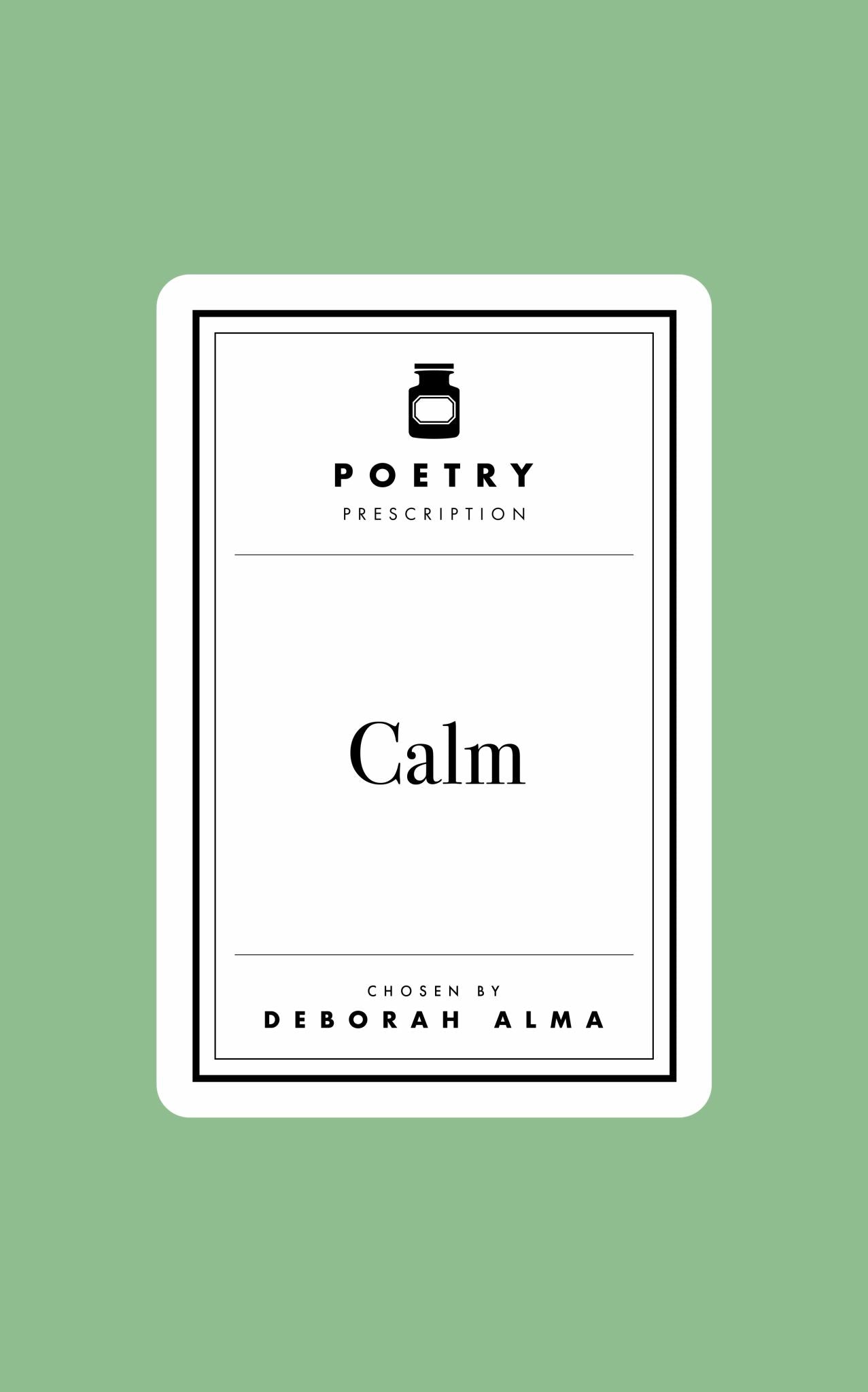 Poetry Prescription: Calm Cover Image