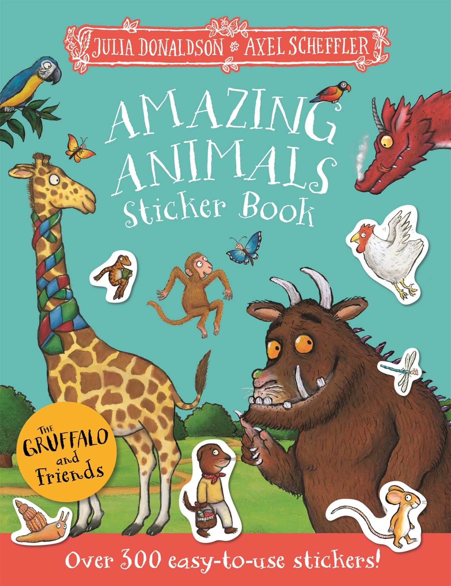The Gruffalo and Friends: Amazing Animals Sticker Book Cover Image