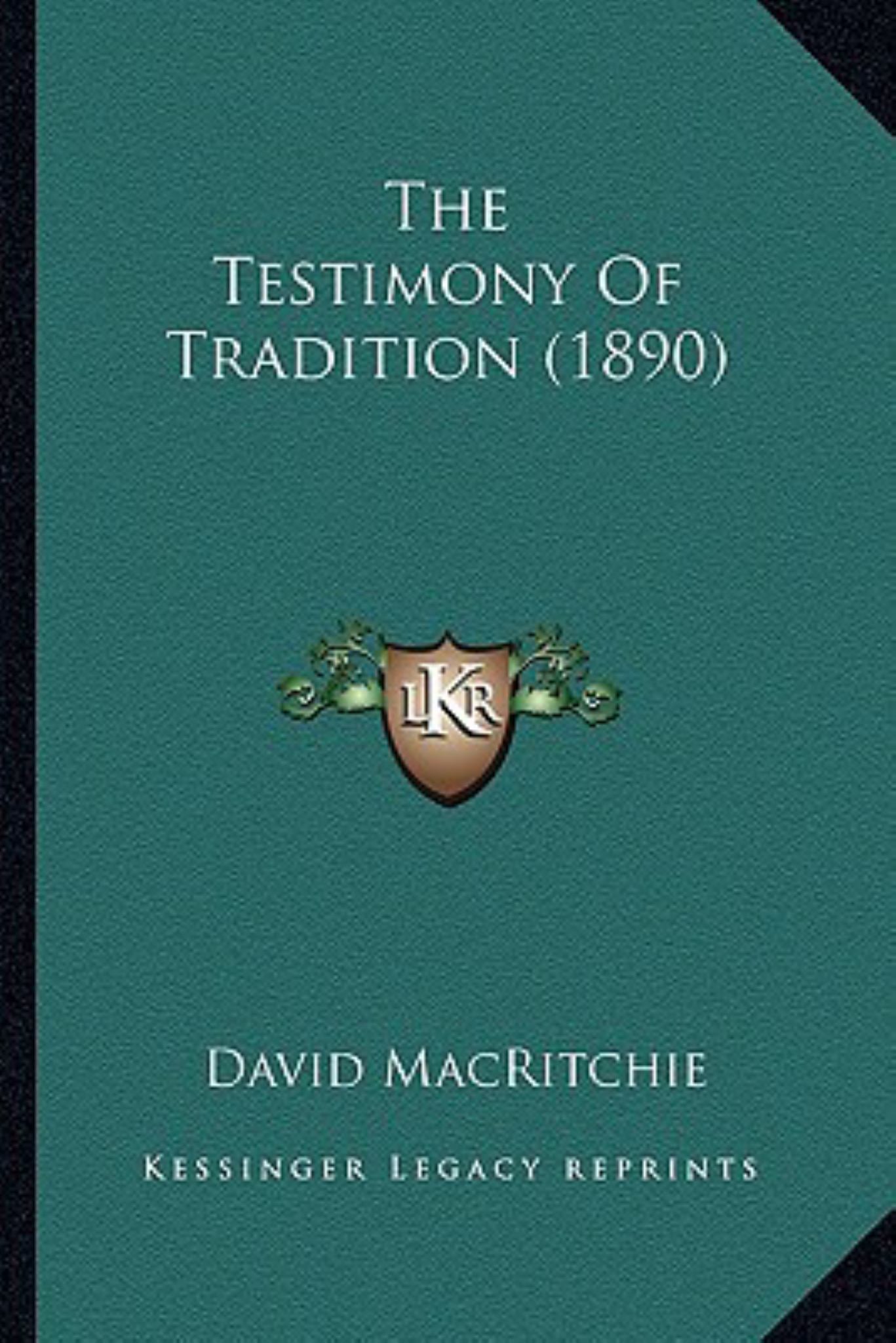 The Testimony of Tradition Cover Image