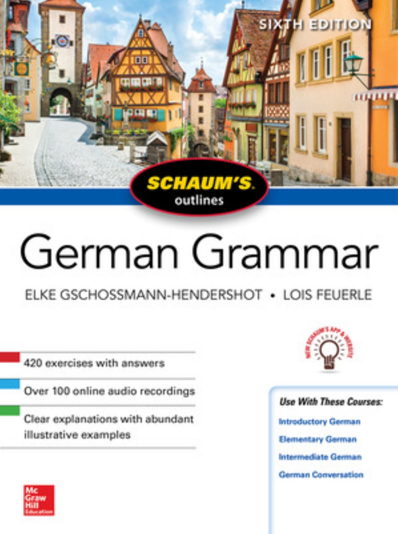 Schaum's Outline of German Grammar, Sixth Edition Cover Image