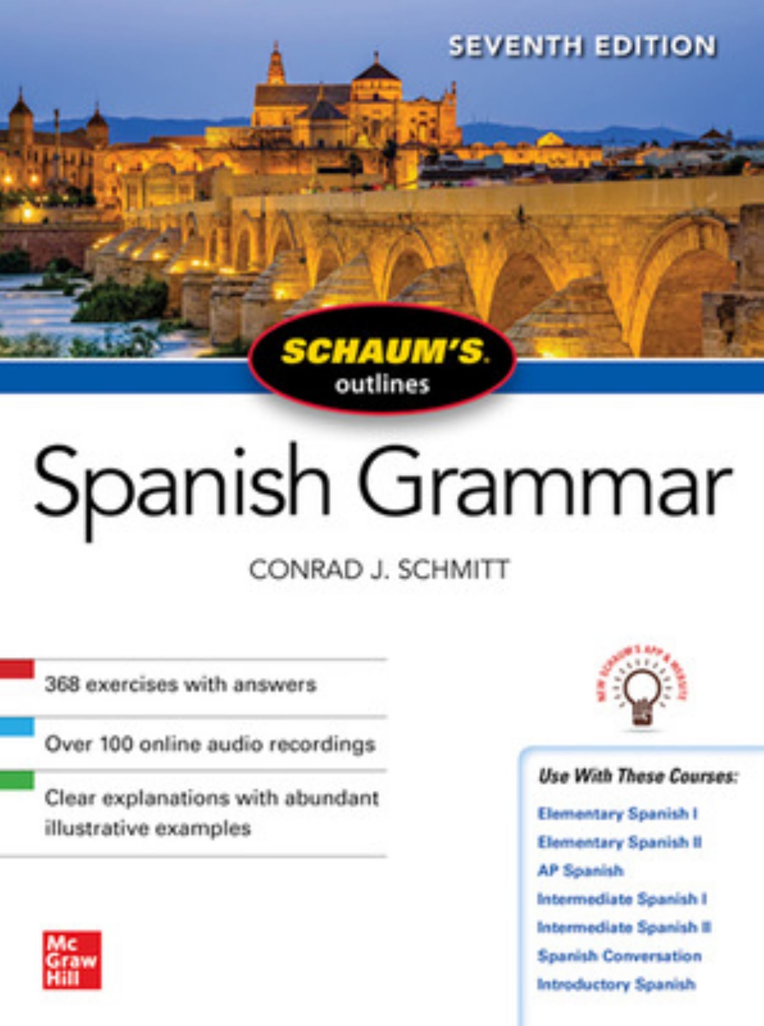 Schaum's Outline of Spanish Grammar, Seventh Edition Cover Image