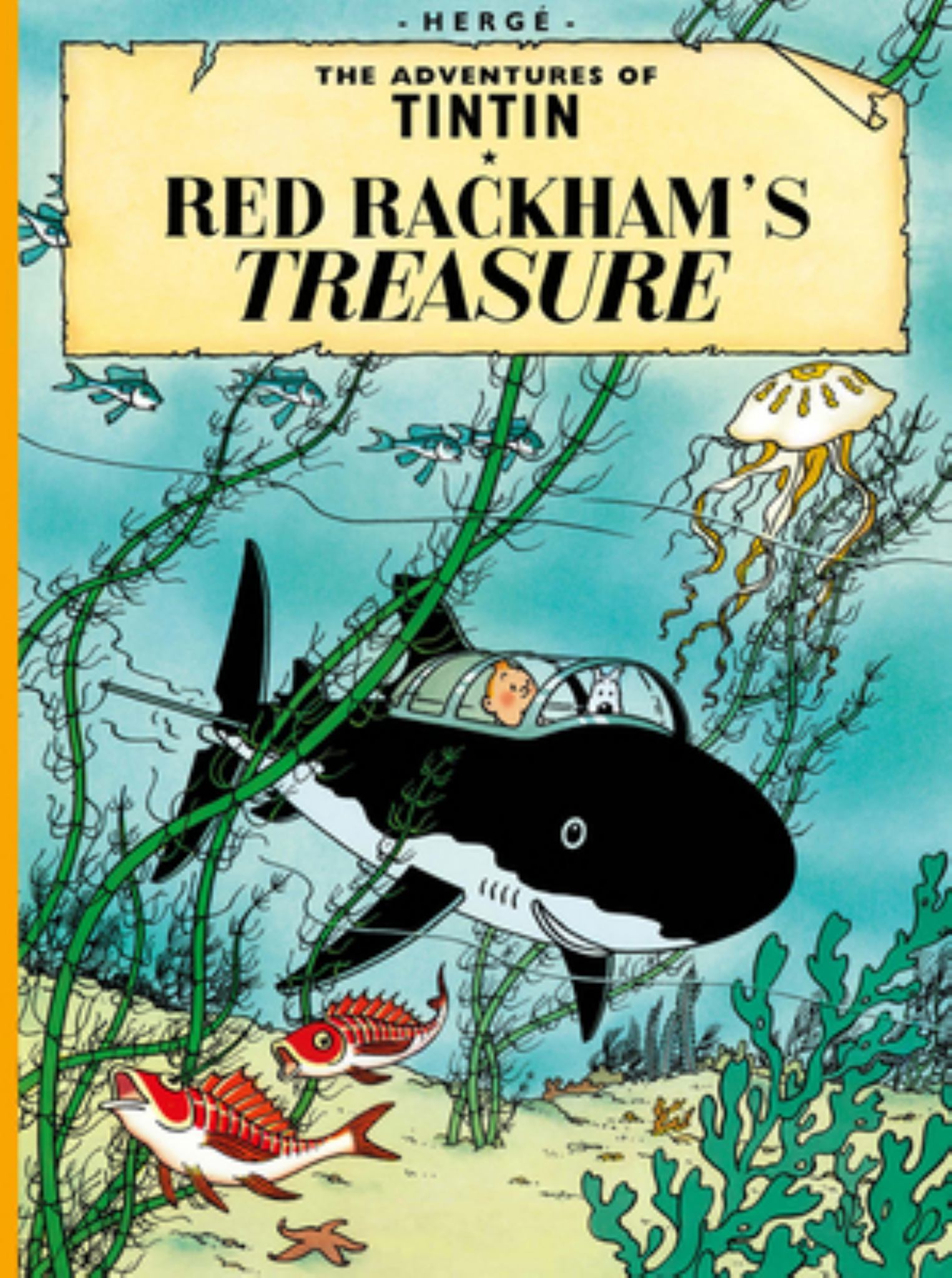 Red Rackham's Treasure (the Adventures of Tintin) Cover Image