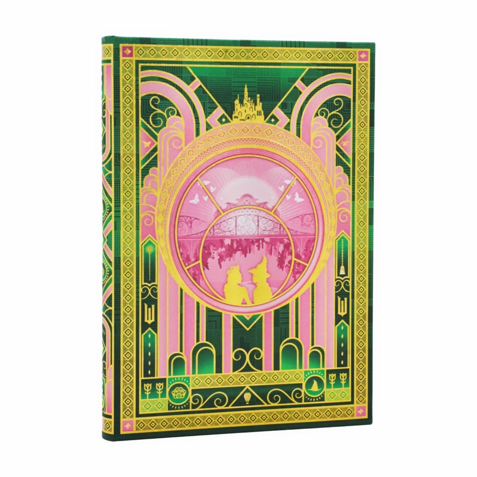 The Magic of Wicked (Wicked Collection) Mini Unlined Hardcover Journal (Elastic Band Closure) Cover Image