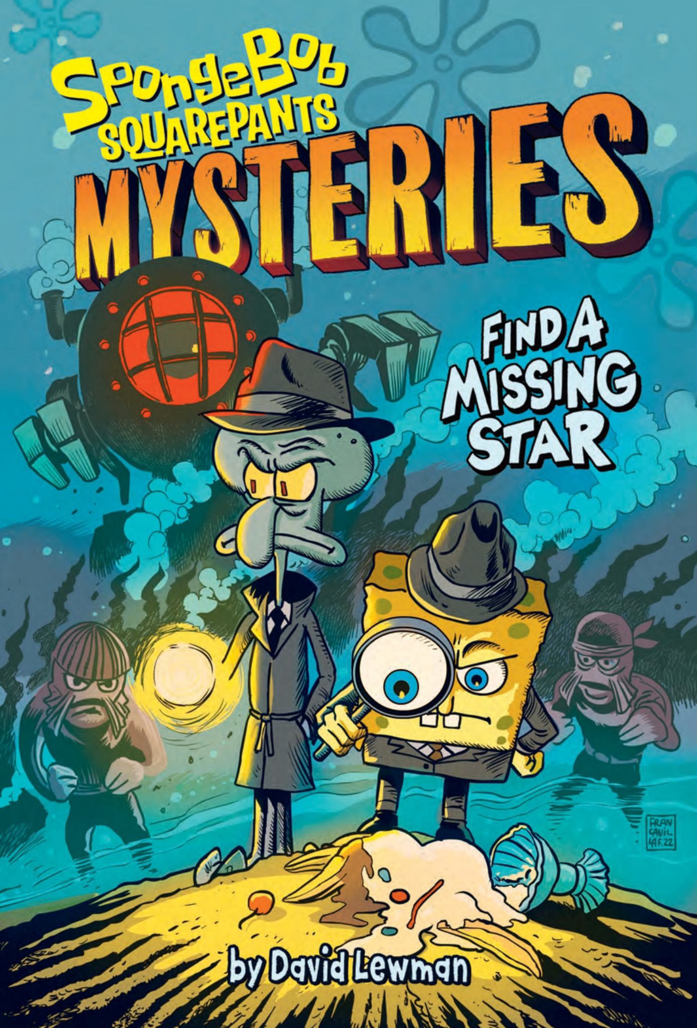 Find a Missing Star (SpongeBob SquarePants Mysteries #1) Cover Image