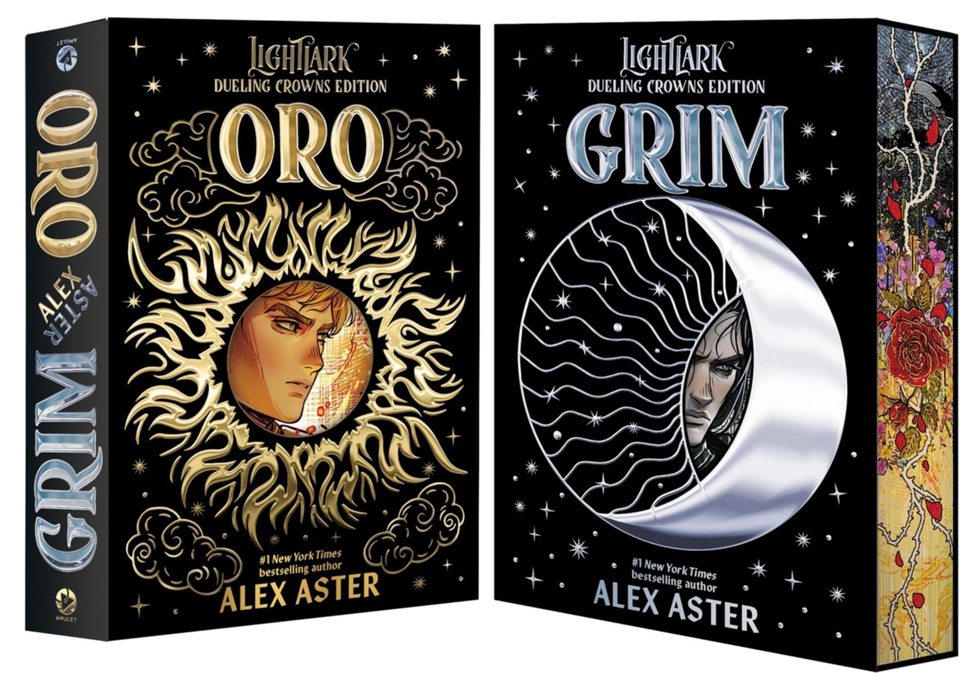 Grim and Oro: Dueling Crowns Edition (a Lightlark Saga Deluxe Companion Book) Cover Image