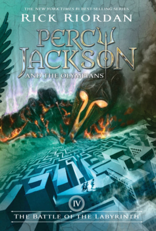 Percy Jackson and the Olympians, Book Four: the Battle of the Labyrinth Cover Image