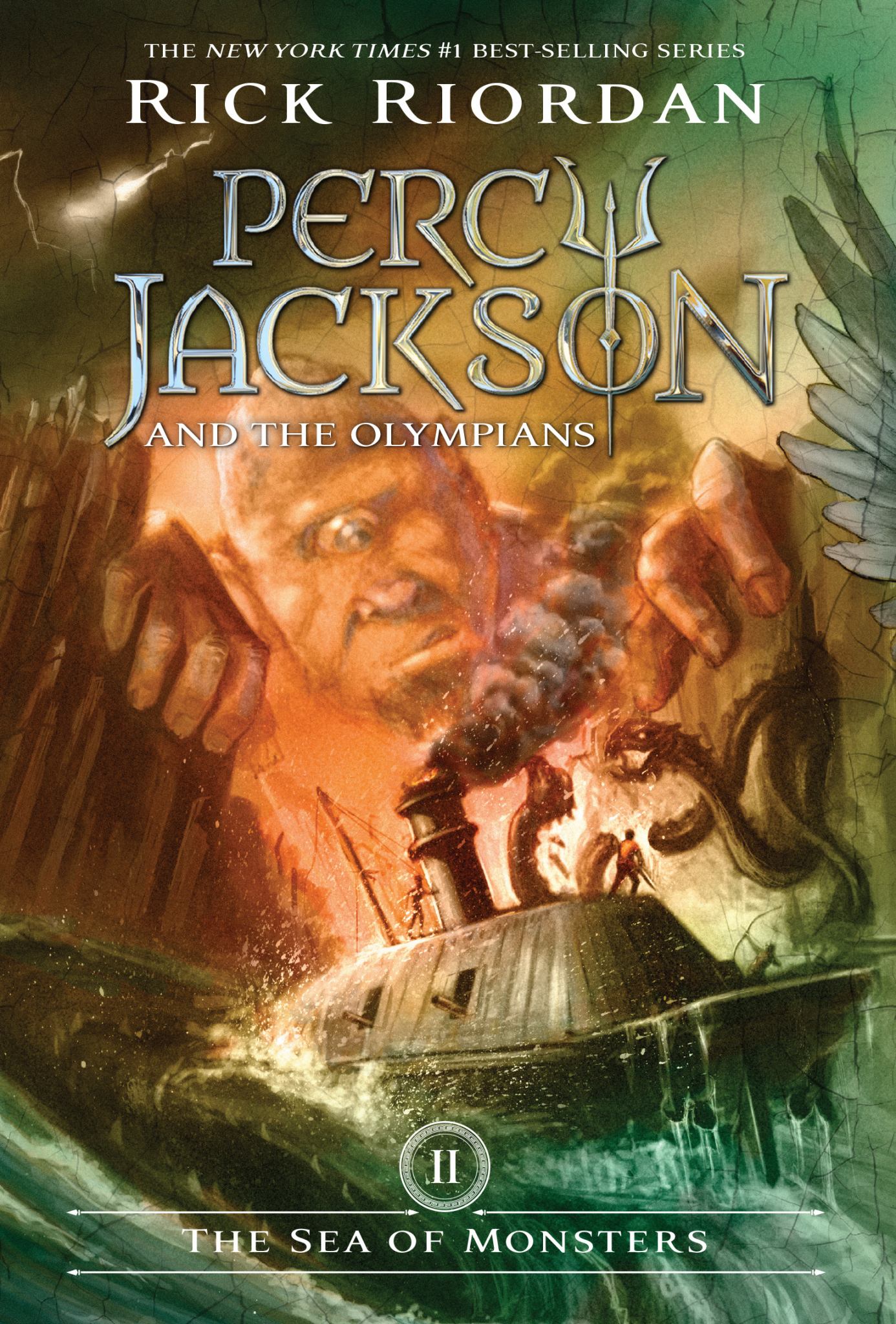 Percy Jackson and the Olympians, Book Two: the Sea of Monsters Cover Image