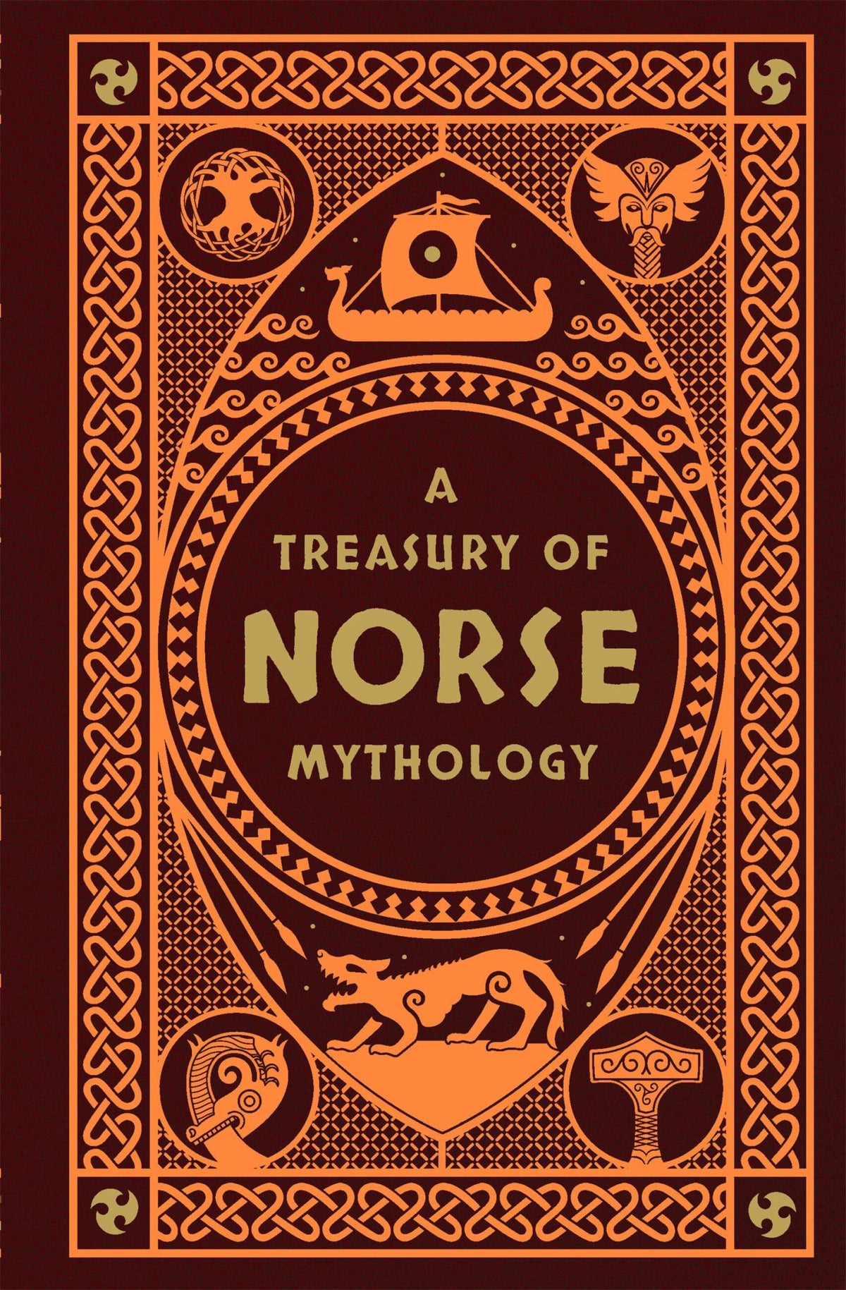 A Treasury of Norse Mythology Cover Image