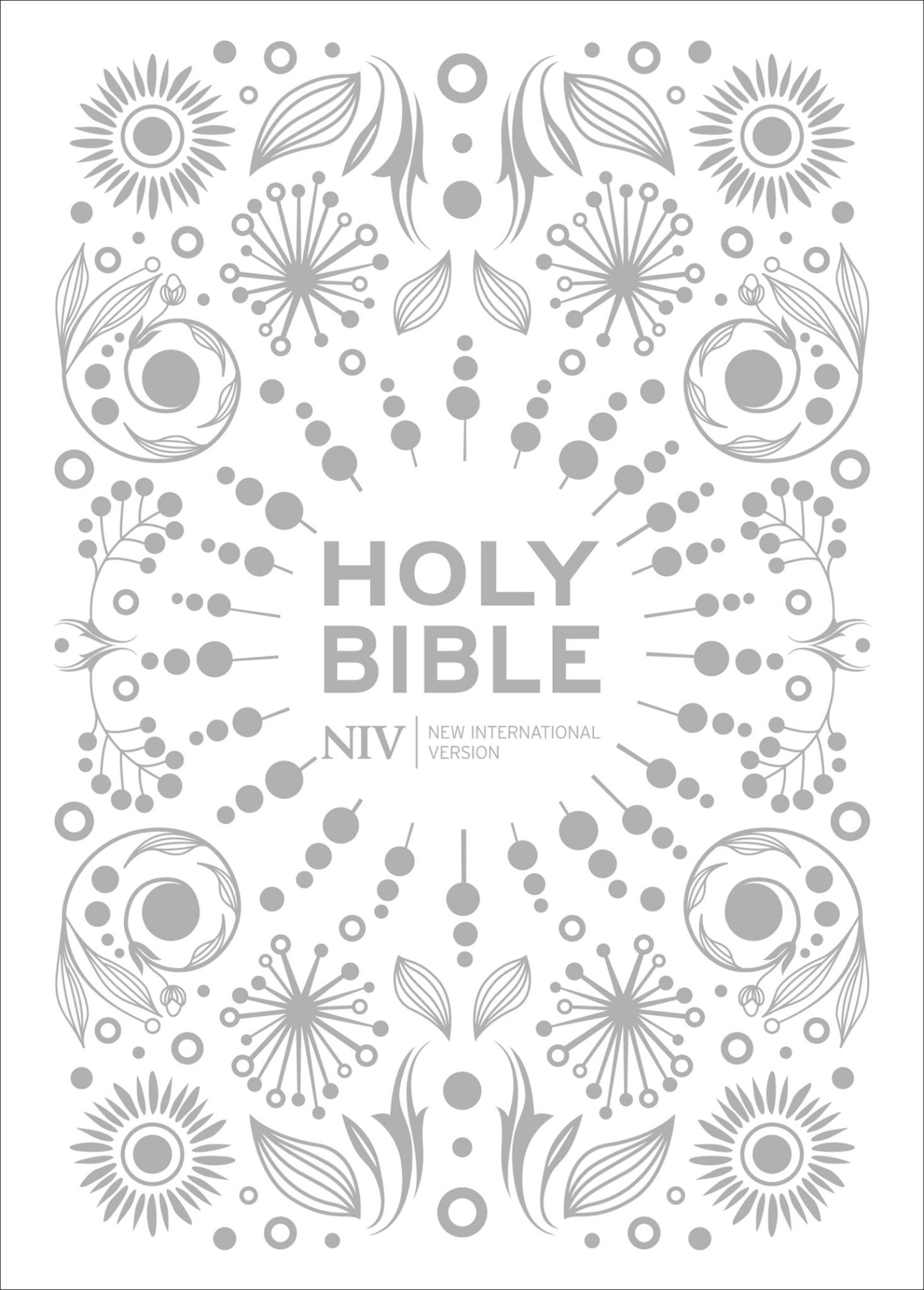 NIV Pocket White Gift Bible Cover Image