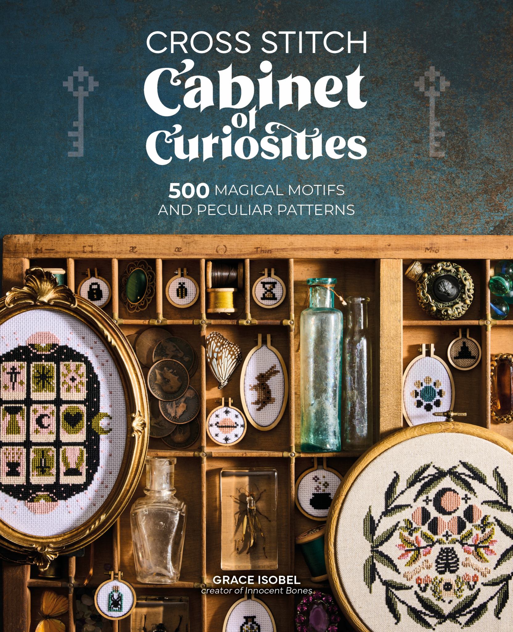 Cross Stitch Cabinet of Curiosities Cover Image