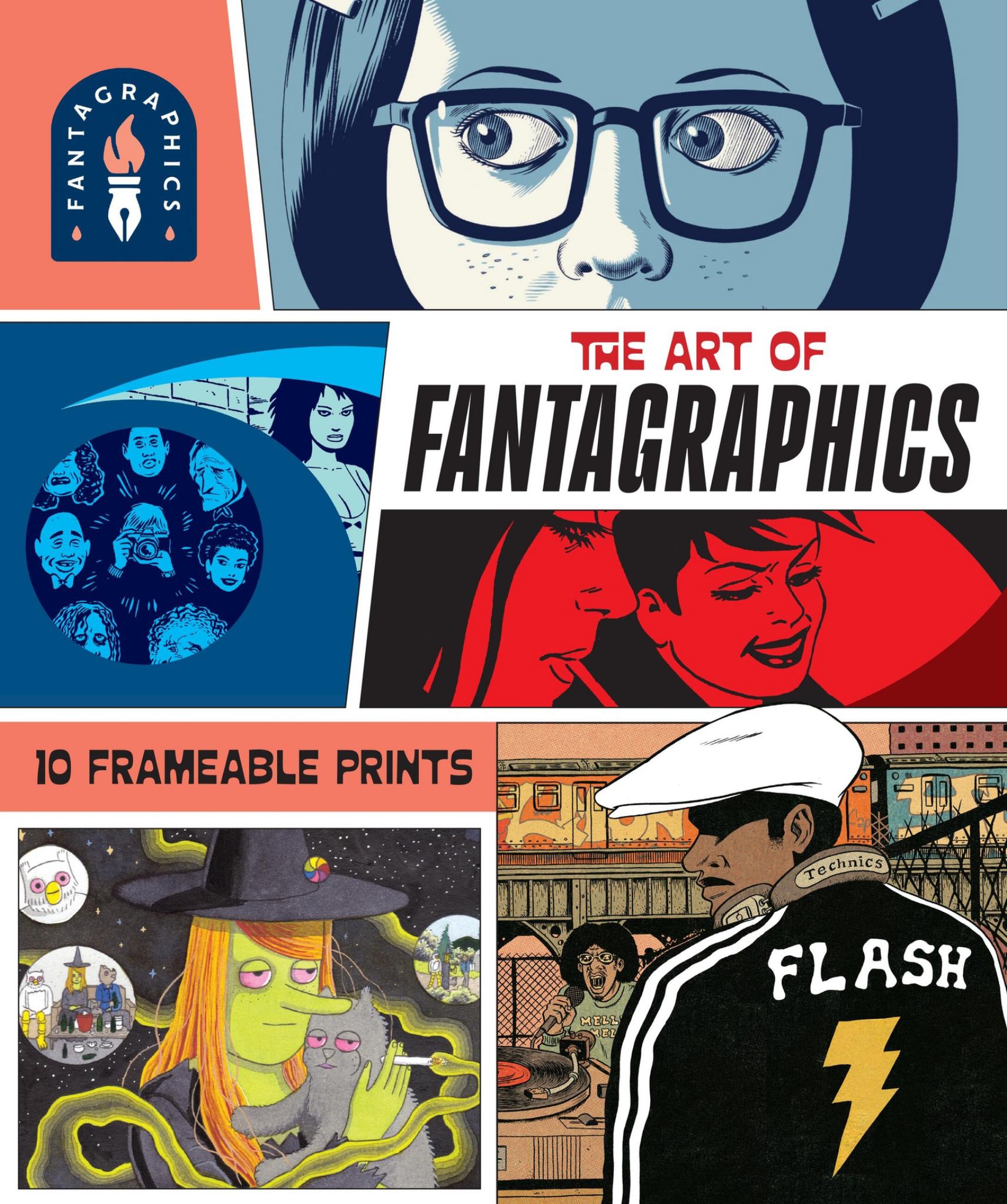 The Art of Fantagraphics Poster Book Cover Image