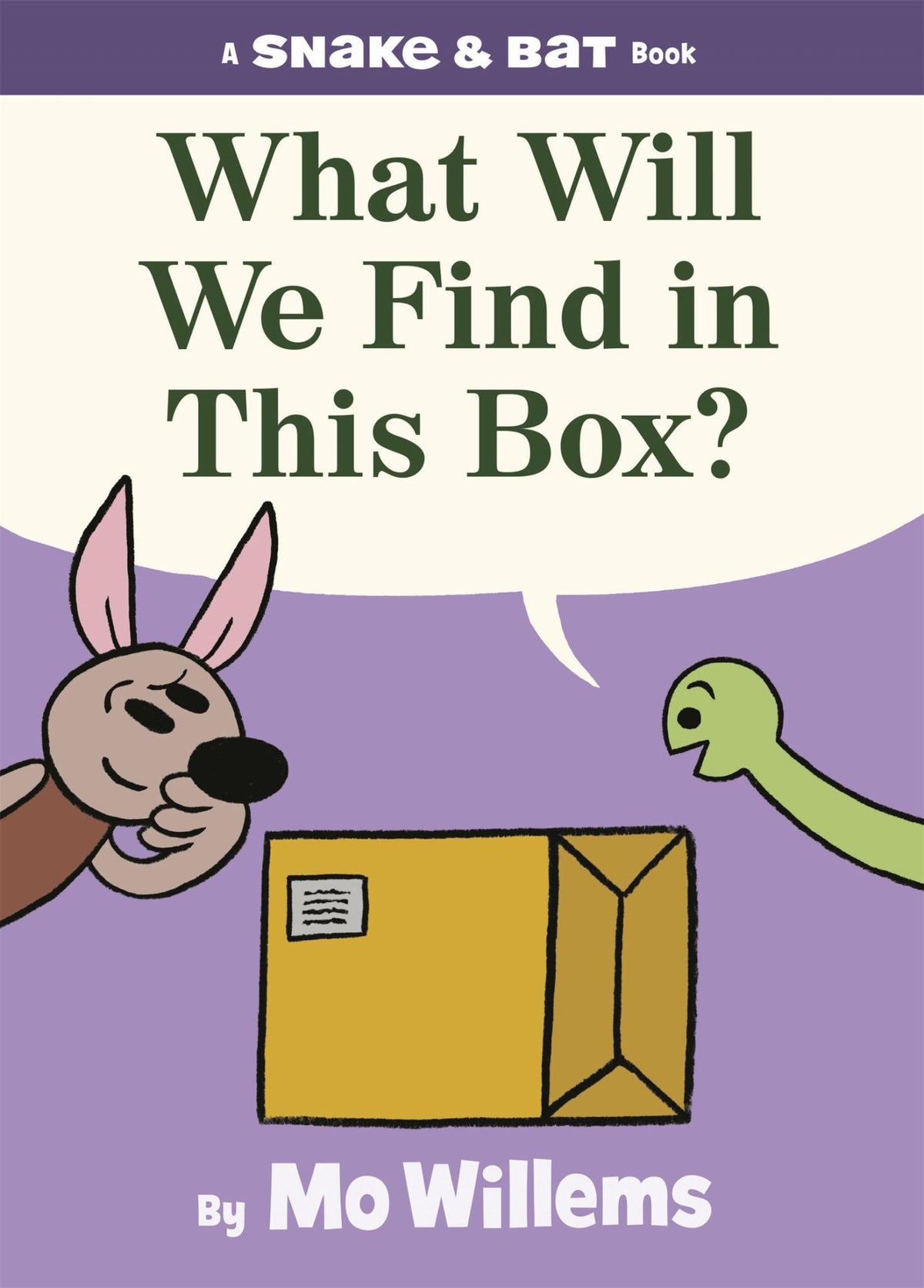Snake and Bat: What Will We Find in This Box? Cover Image