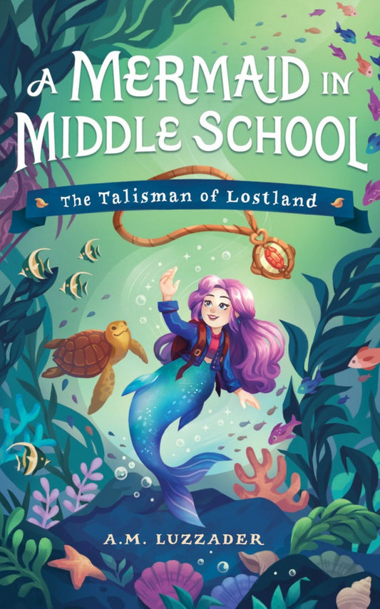 A Mermaid in Middle School Book 1 Cover Image