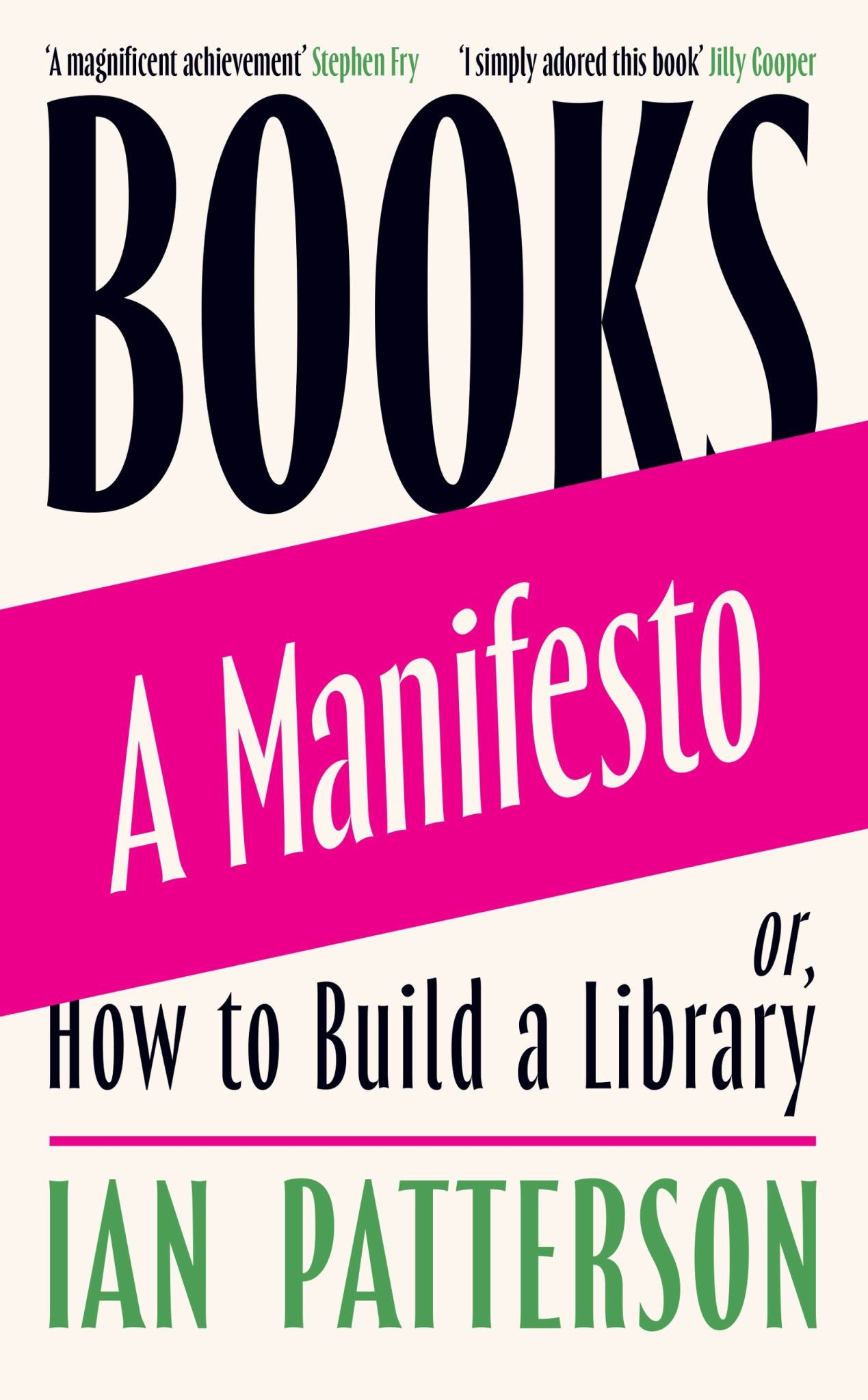 Books - a Manifesto Cover Image