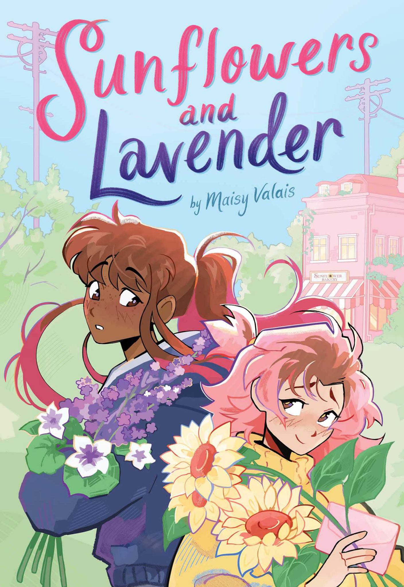 Sunflowers and Lavender: a Graphic Novel Cover Image